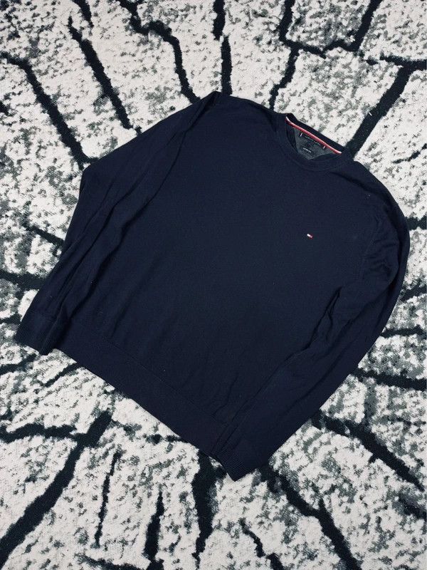 Tommy Hilfiger Tommy Hilfiger navy silk sweater L Size US L / EU 52-54 / 3 - 2 Thumbnail