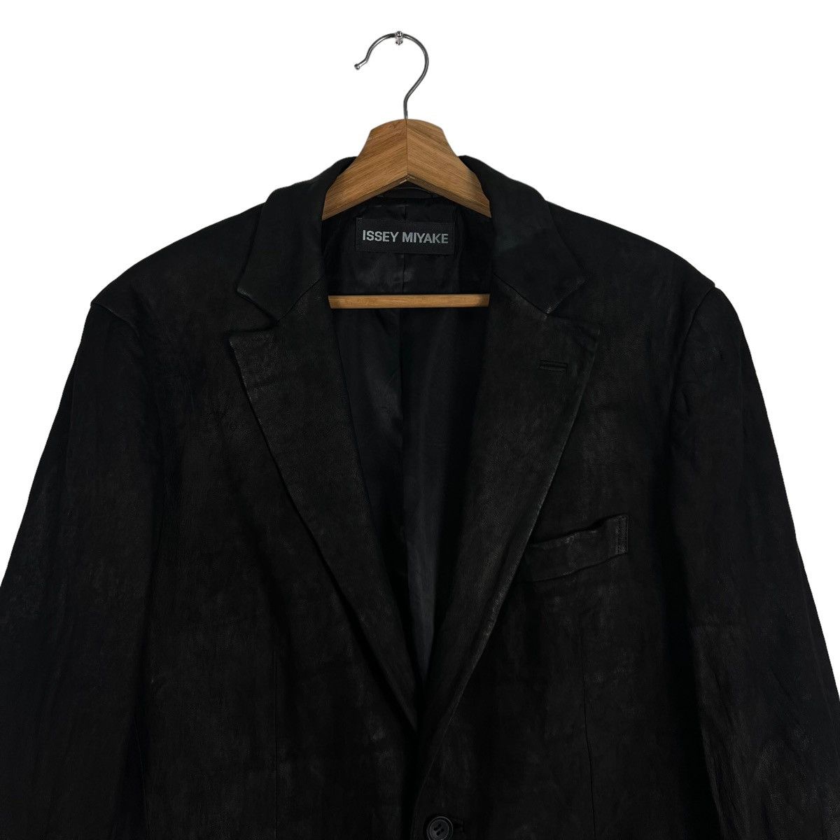 Issey Miyake 🔥VTG ISSEY MIYAKE SHEEPSKIN LEATHER JACKET DOUBLE BREAST Size US M / EU 48-50 / 2 - 5 Thumbnail