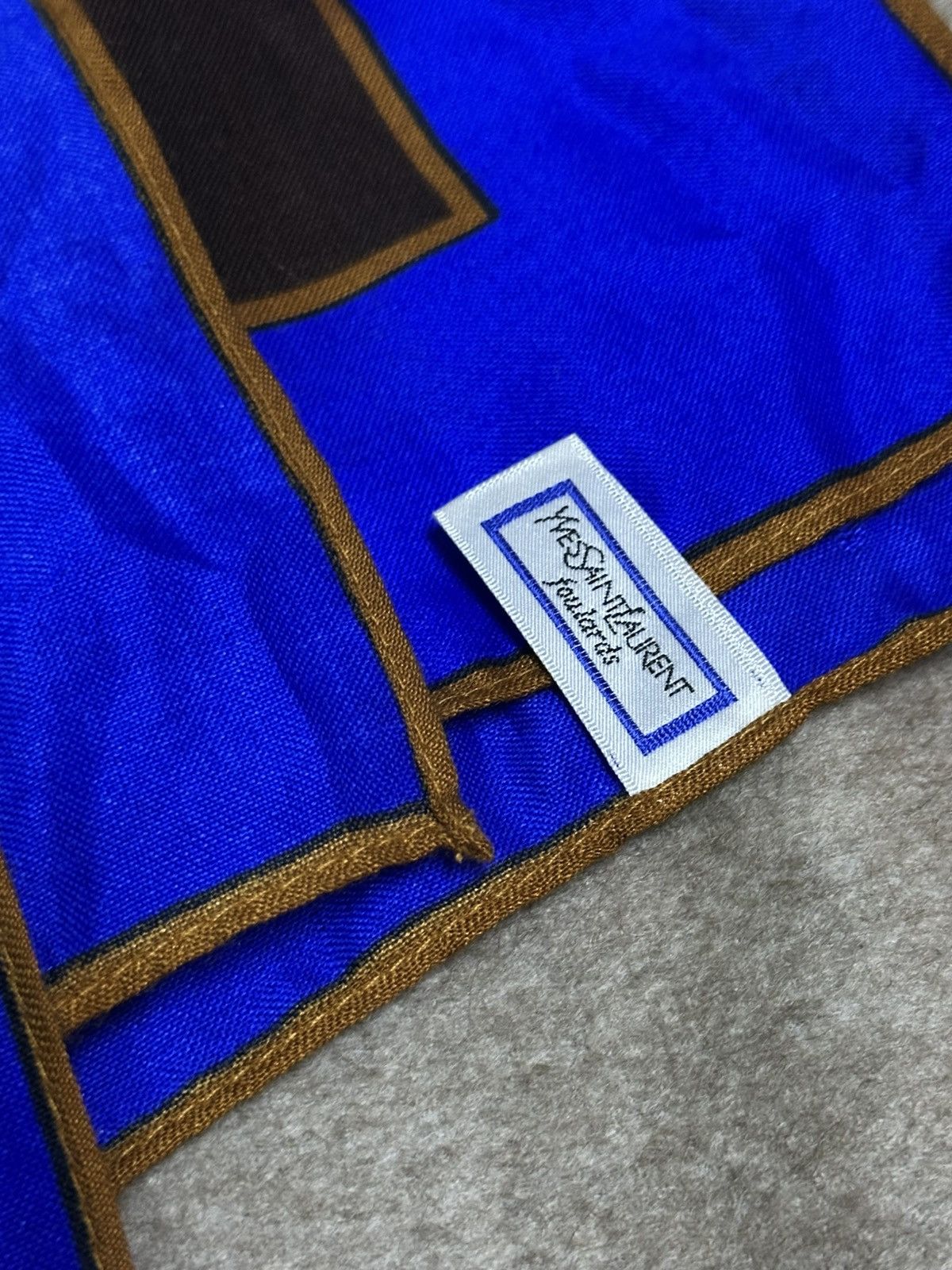Vintage Vintage 1990 Yves Saint Lauren Foulards Silk Scarves Size ONE SIZE - 10 Thumbnail