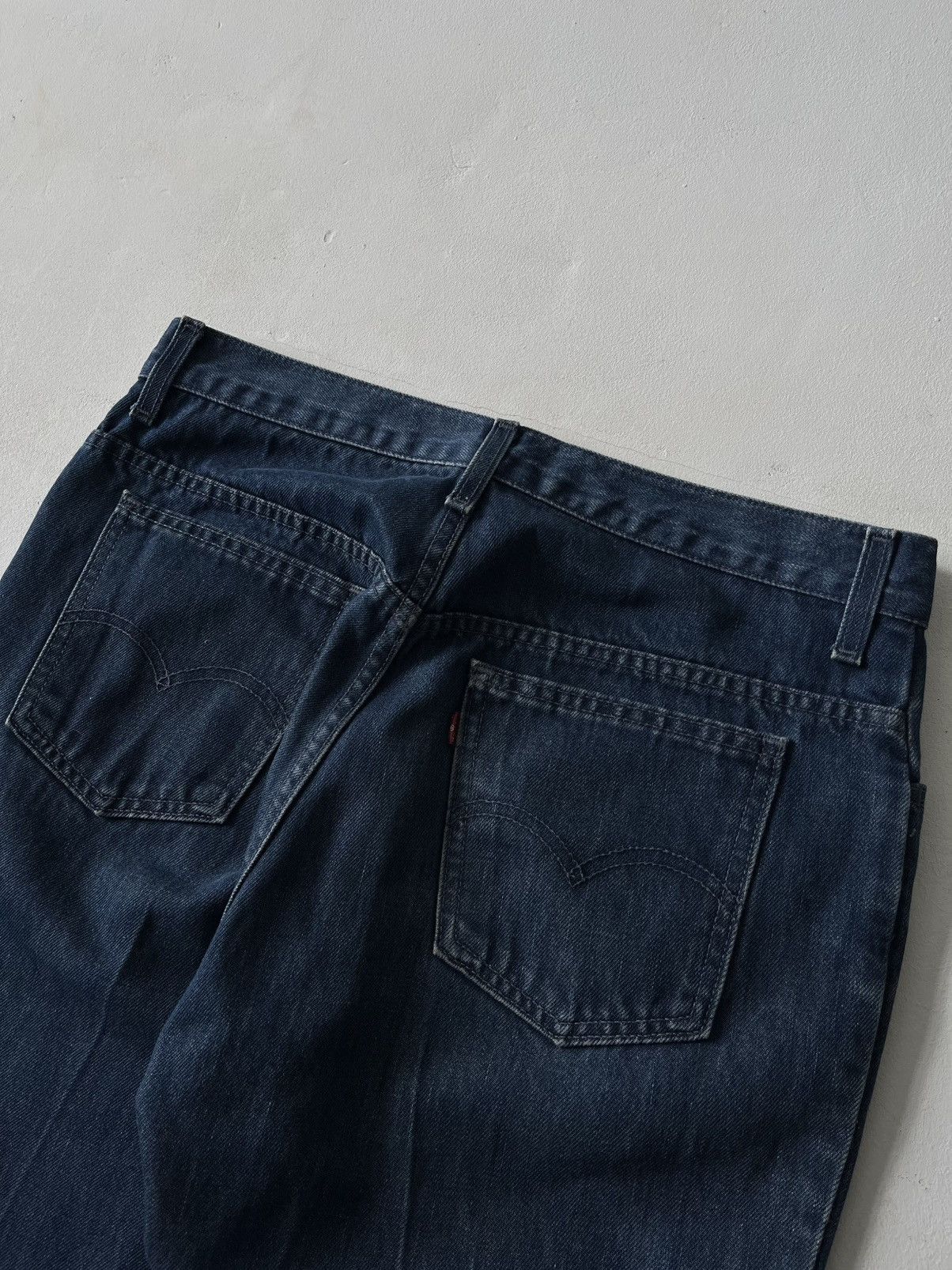 Levi's Vintage 90s levis sta-prest flared low rise jeans Y2K Size US 33 - 4 Thumbnail