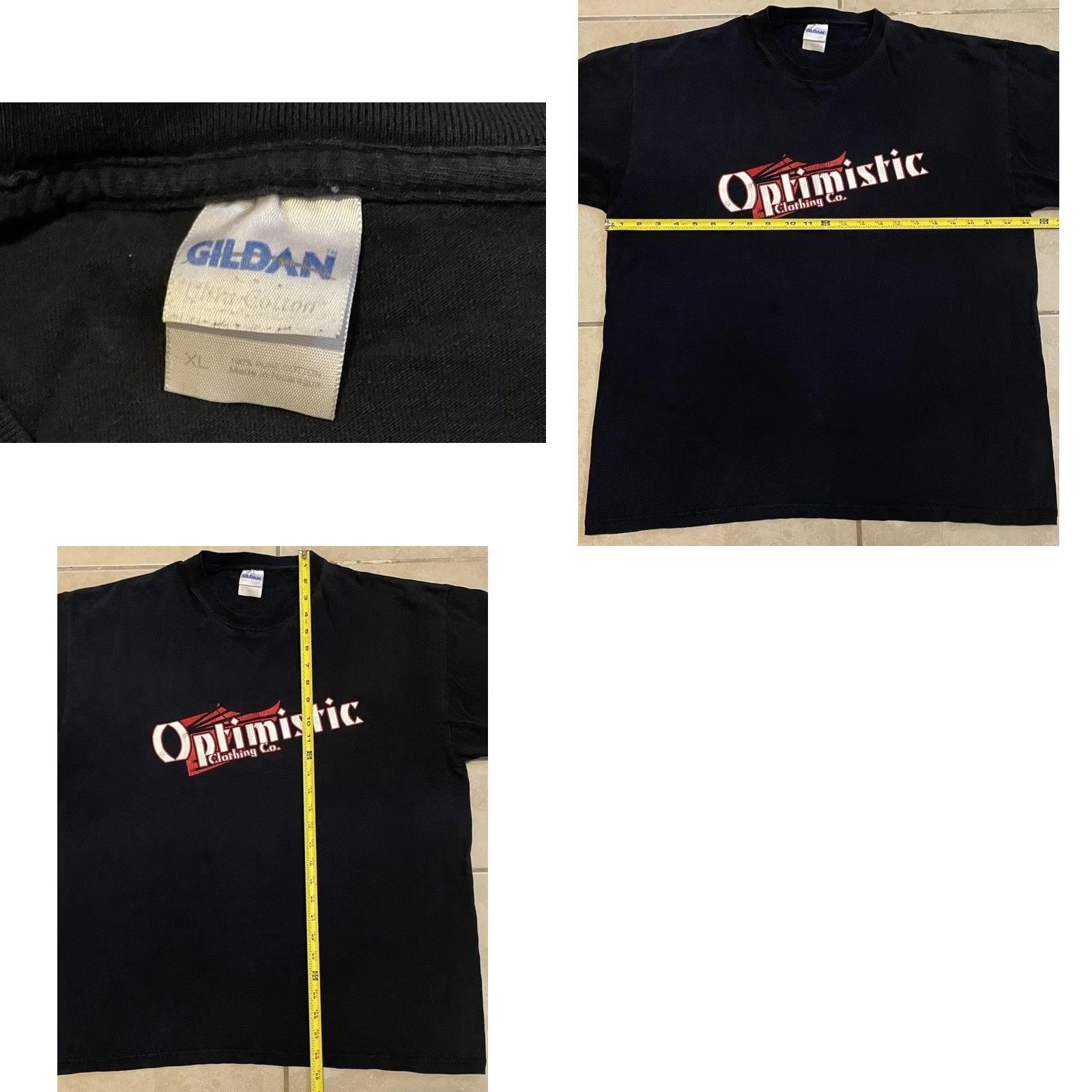Quiksilver Vtg Optimistic Clothing Faded Shirt XL Surf Skate Grunge Billabong OP 90s Y2K Shirt XL Black Blue Beach Water Graphic Tee Mens Size US XL / EU 56 / 4 - 9 Thumbnail