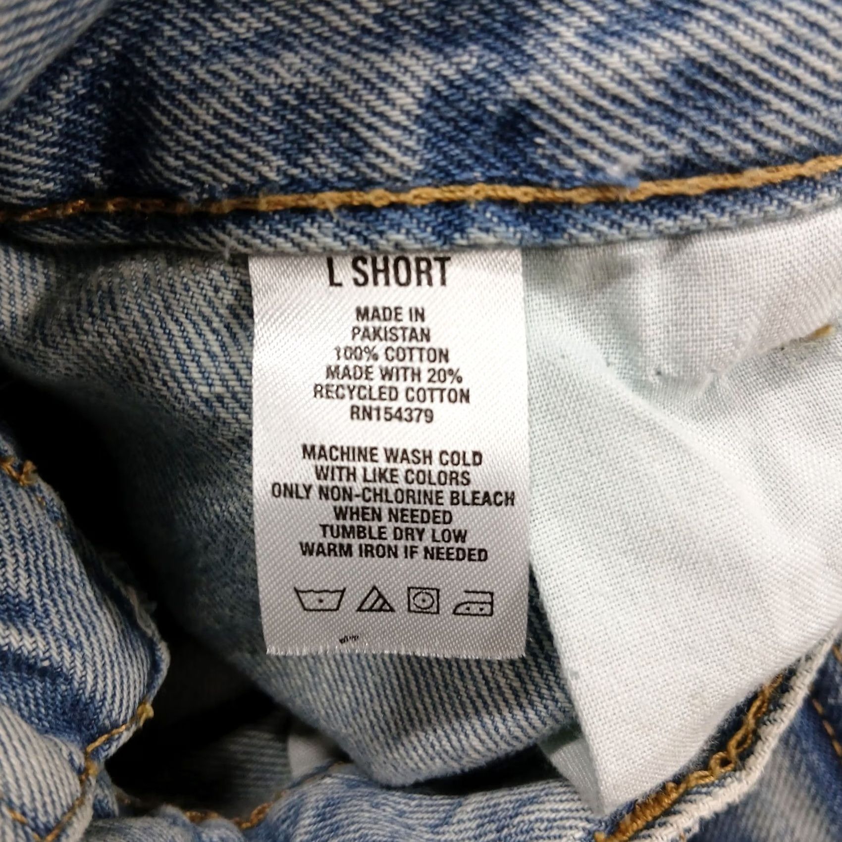 Aeropostale Aéropostale Cargo Jeans Women's L Short Light Wash Rigid Denim Pockets Low Rise Hip Hop Logo EUC Size 24" / US 00 / IT 34 - 7 Thumbnail