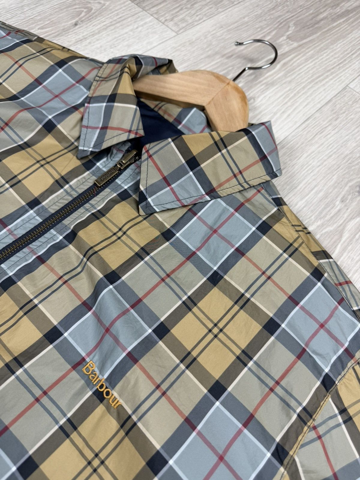 Barbour Barbour Men’s Jacket Reversible Plaid Checkered Windbreaker Size US XL / EU 56 / 4 - 4 Thumbnail