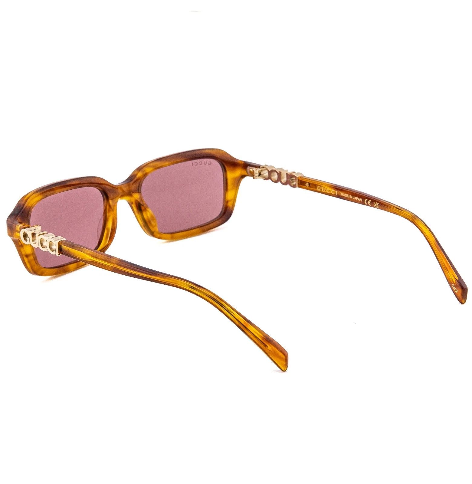 Gucci GUCCI 2152 Gg2152S Pink Brown Narrow Unisex Sunglasses 004 Size ONE SIZE - 3 Thumbnail