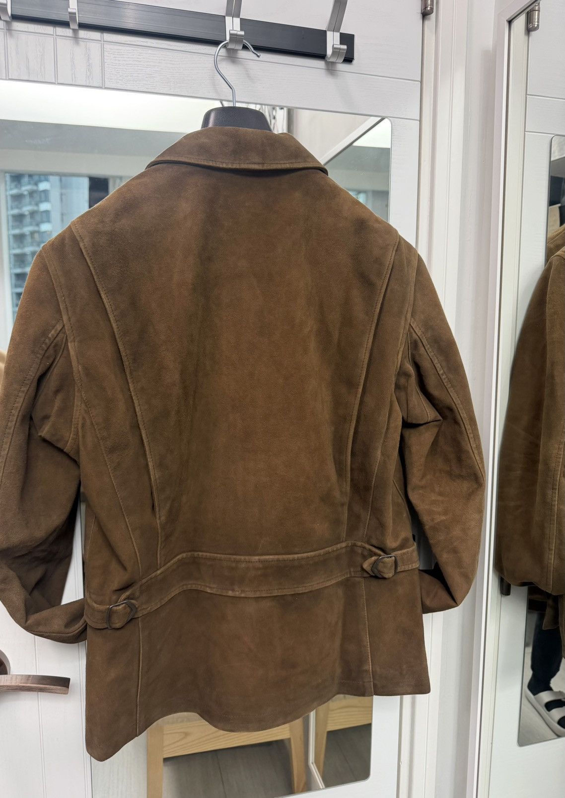 Polo Ralph Lauren Polo Ralph Laruen Indeer leather suede newsboy jscket RARE! Size US S / EU 44-46 / 1 - 2 Thumbnail