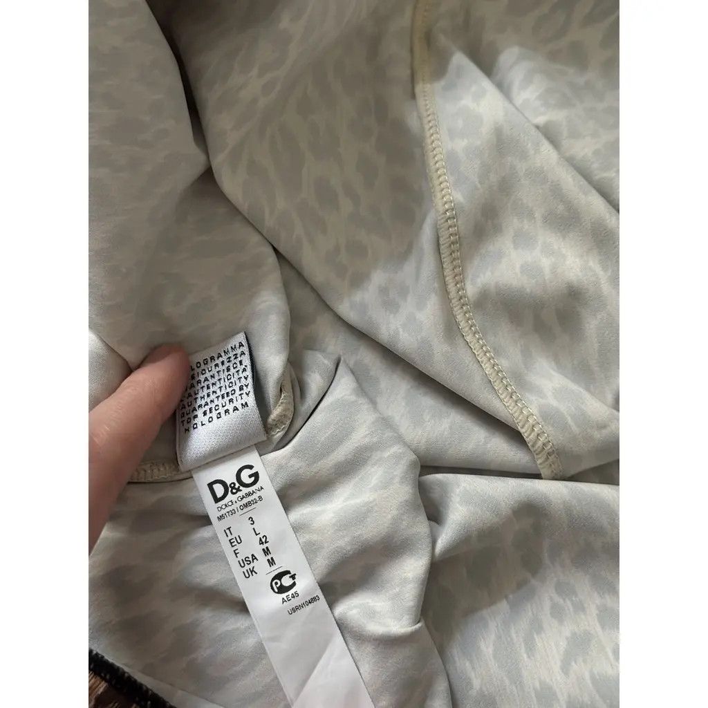Dolce & Gabbana Dolce & Gabbana Brown Leopard Satin Slip Dress Size Large NW Size L / US 10 / IT 46 - 7 Thumbnail