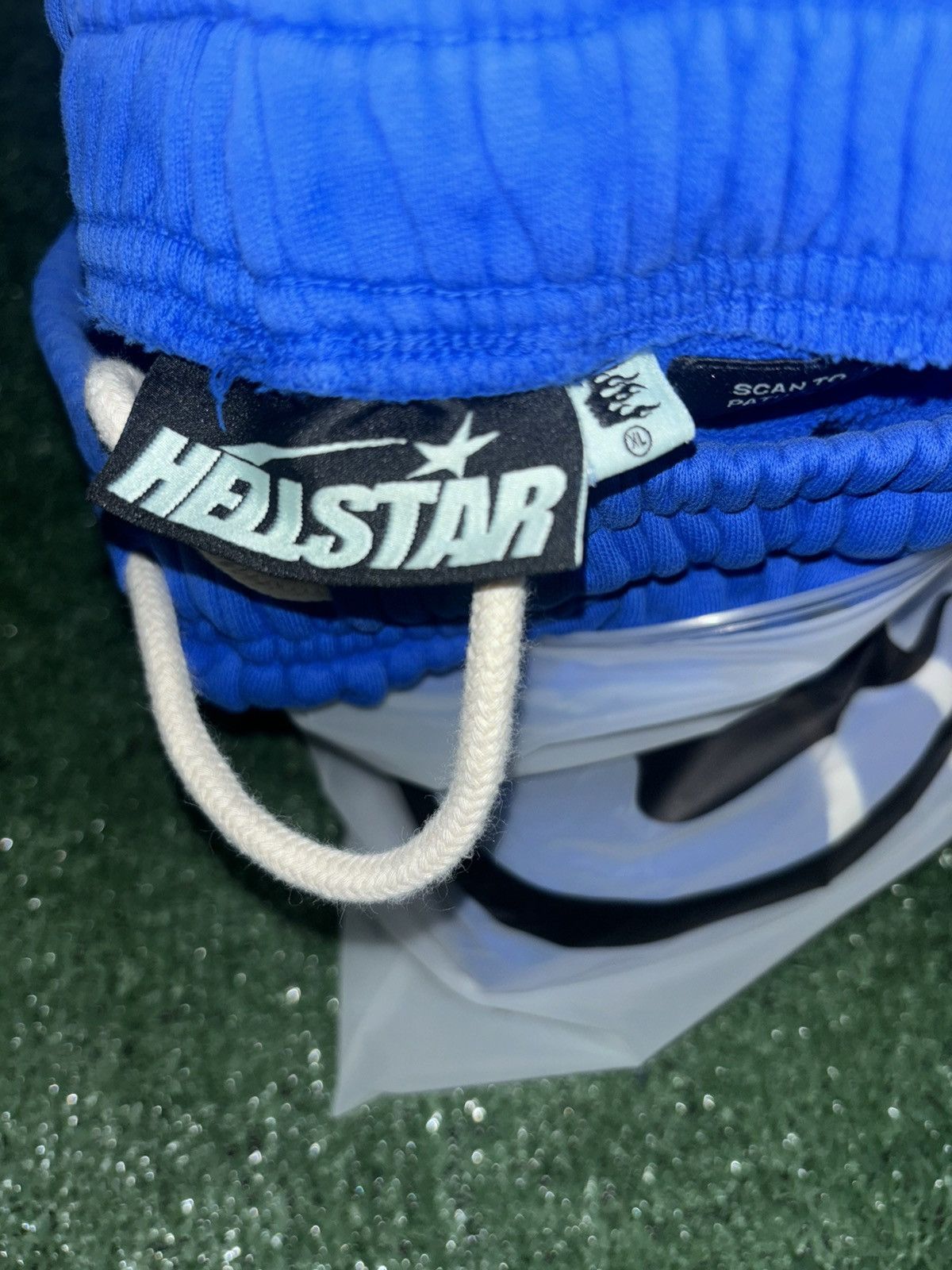 HELLSTAR Hellstar Blue White Flame Shorts Size US 32 / EU 48 - 4 Thumbnail