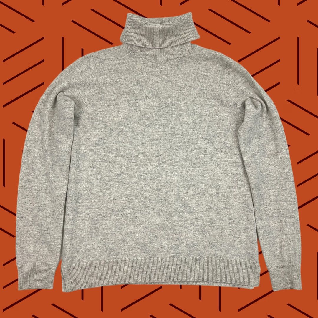 Orvis Orvis Sweater Womens S Gray Knit Lightweight Turtleneck Classic Pullover Casual Cozy Knitwear Size S / US 4 / IT 40 - 1 Thumbnail