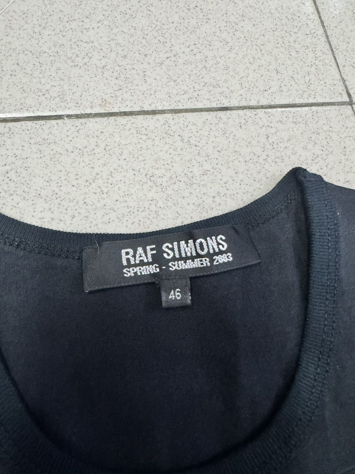 Raf Simons RAF SIMONS SS2003 CONSUMED WHITE BLACK ASPHALT SHIRT Size US M / EU 48-50 / 2 - 3 Thumbnail
