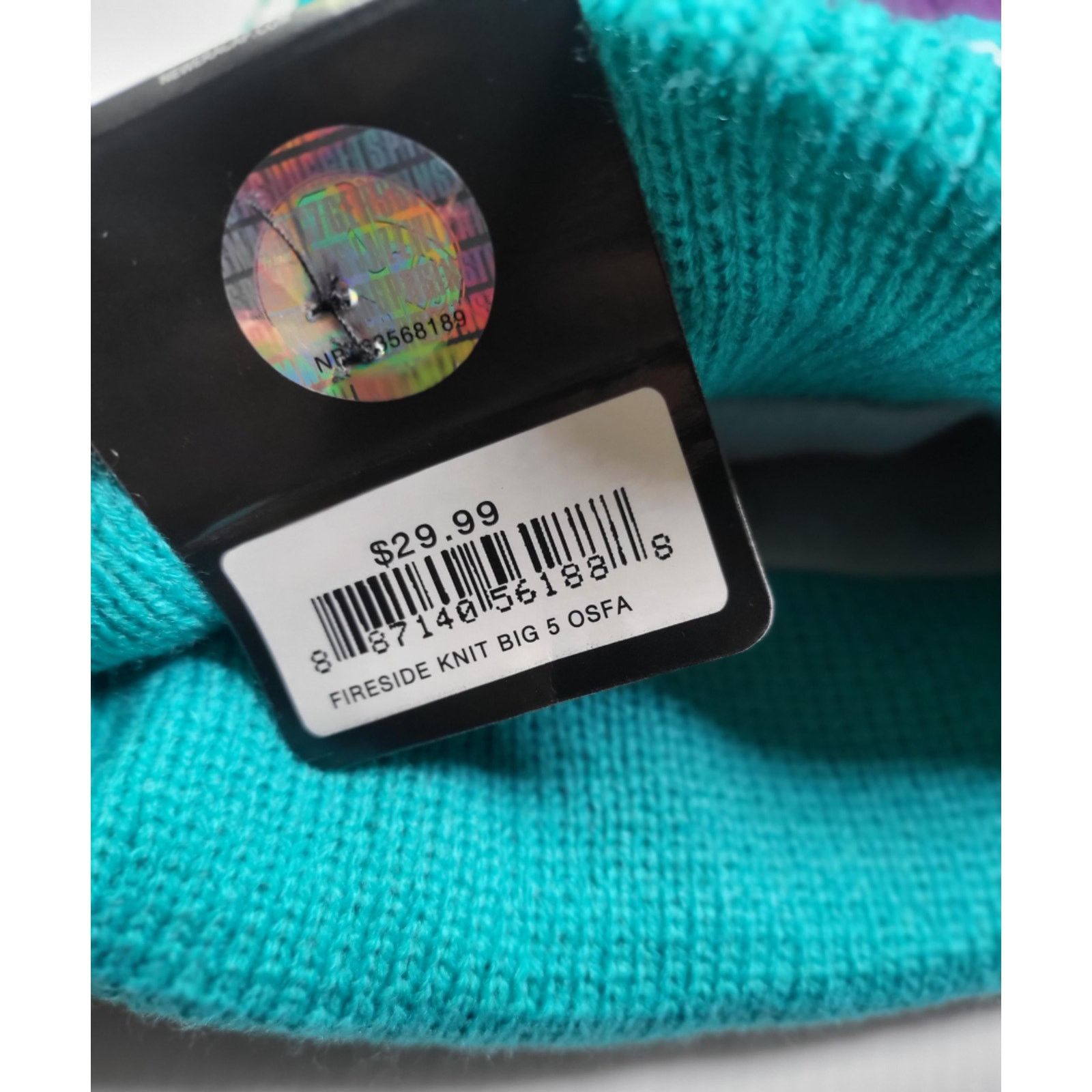 Other NWT Charlotte Hornets Sports Knit‎ Pom Beanie Fleece Lined Size ONE SIZE - 2 Thumbnail