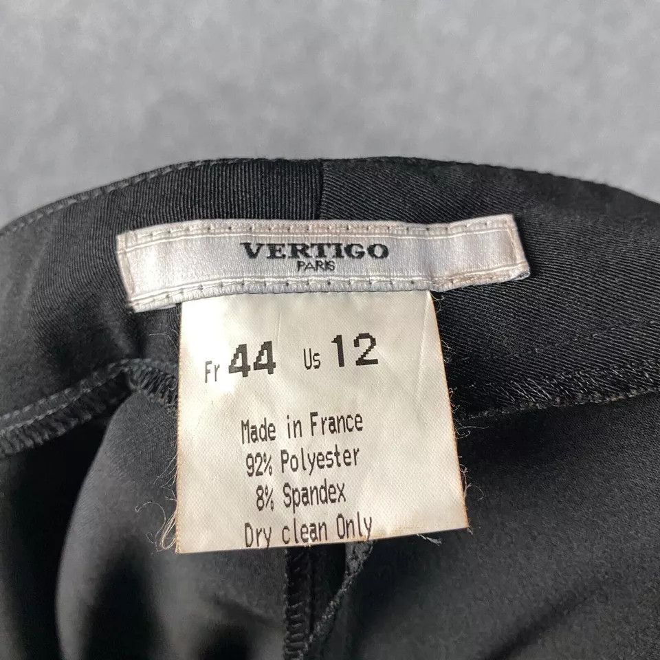 Other Vertigo Paris Pants Women's Size 12 Black Mid Rise Adults Size 34" / US 12 / IT 48 - 9 Thumbnail