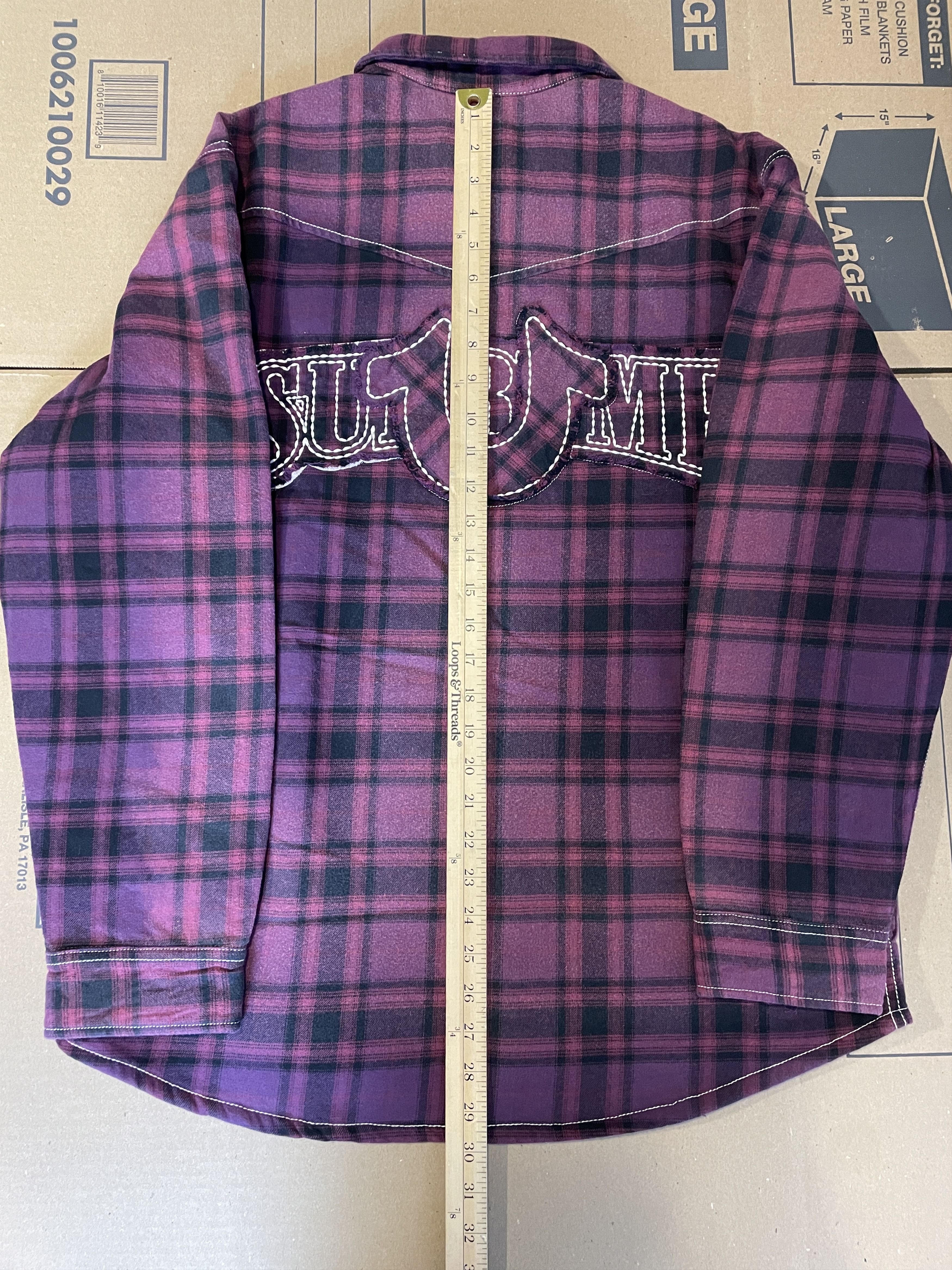 Supreme × True Religion QUILTED FLANNEL Size US M / EU 48-50 / 2 - 8 Thumbnail