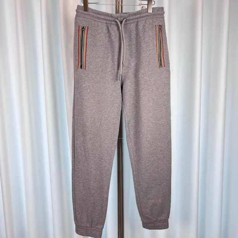 Burberry Burberry Men's Gray Cotton Casual Pants Size US 30 / EU 46 - 1 Thumbnail