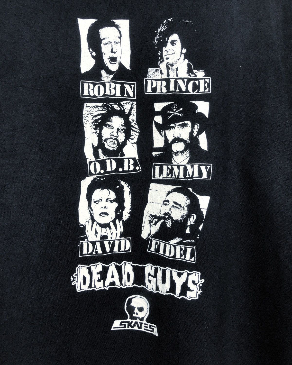 Vintage Rare Vintage Skull Skates Dead Guys Skateboard Tee Size US L / EU 52-54 / 3 - 3 Thumbnail