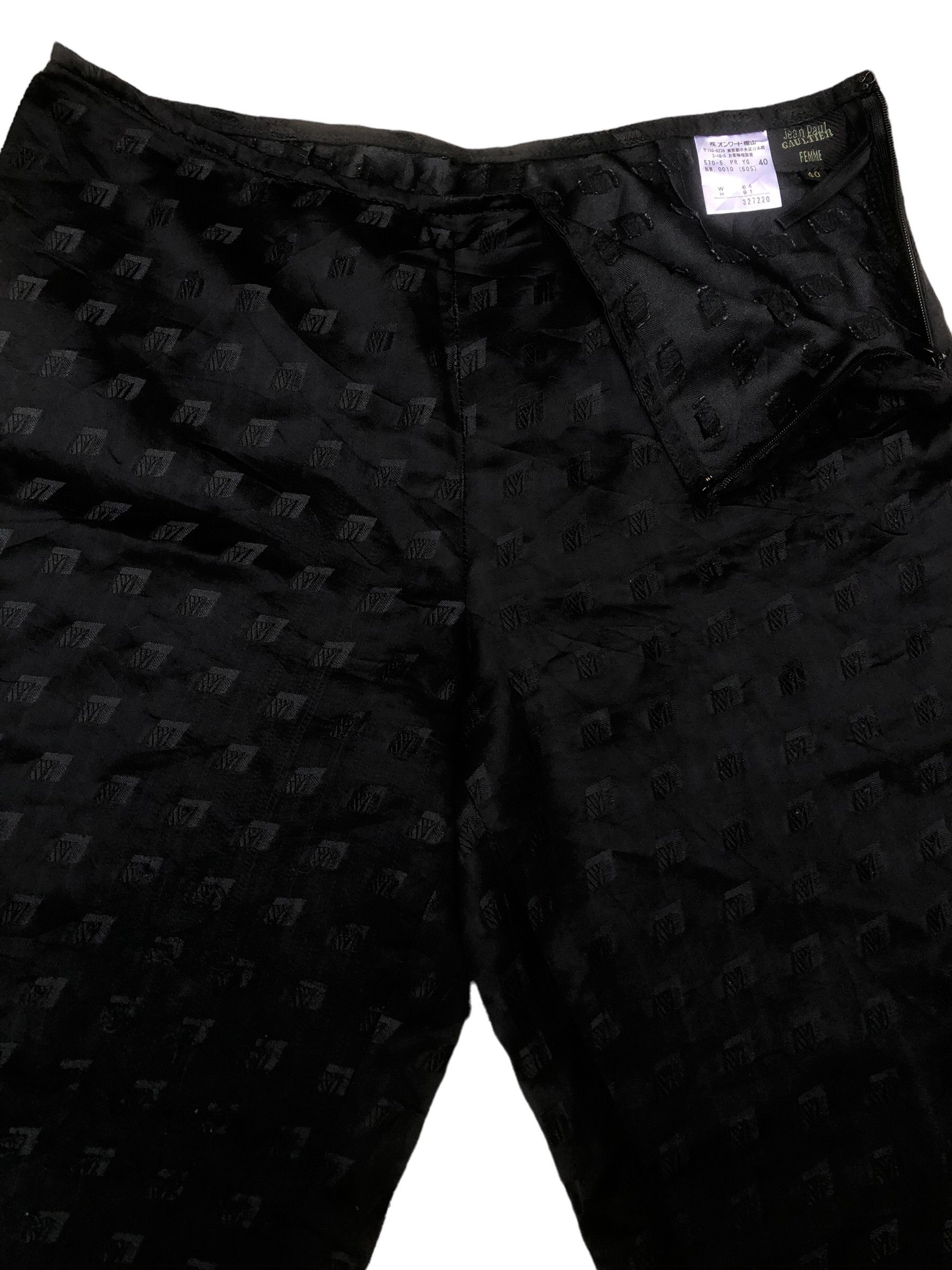 Jean Paul Gaultier JEAN PAUL GAULTIER Femme Embellish Nylon Pants Trousers Size 27" / US 4 / IT 40 - 8 Thumbnail