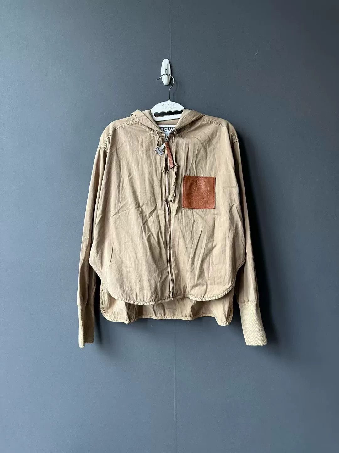 Loewe Loewe Beige Leather Patch Trench Jacket Size US S / EU 44-46 / 1 - 1 Thumbnail