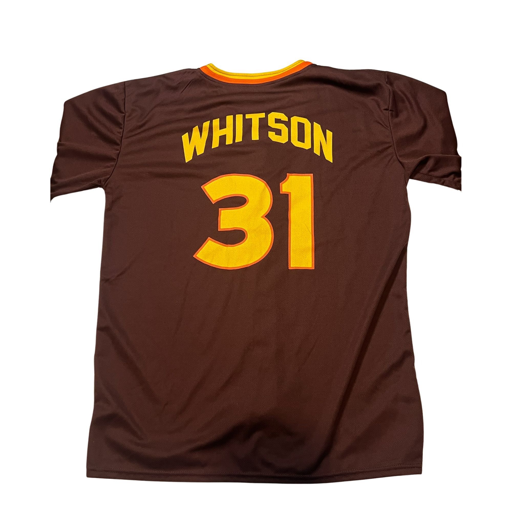 Other MLB San Diego Padres #31 Whitson Brown Baseball Jersey Butto Size US XL / EU 56 / 4 - 3 Thumbnail
