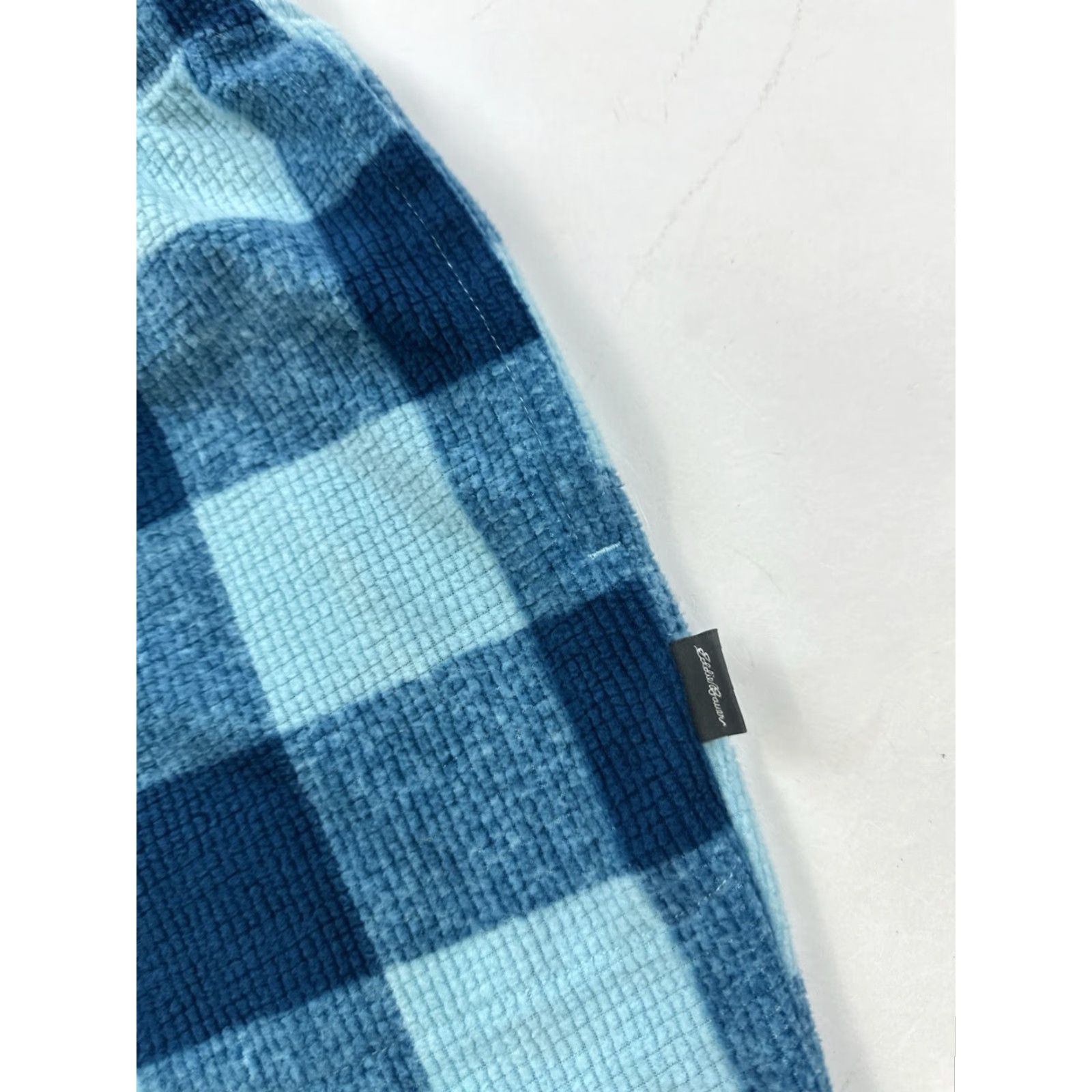 Eddie Bauer Eddie Bauer Pajama Pants Women XL Fleece Blue Plaid Pajama Pants Womens XL Blue Fleece Size 40" / US 18 - 4 Thumbnail