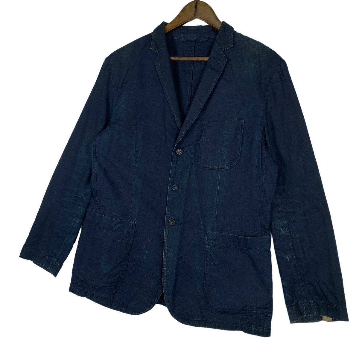 45rpm Umii 908 45rpm Indigo Light Denim Jacket Size US M / EU 48-50 / 2 - 3 Thumbnail