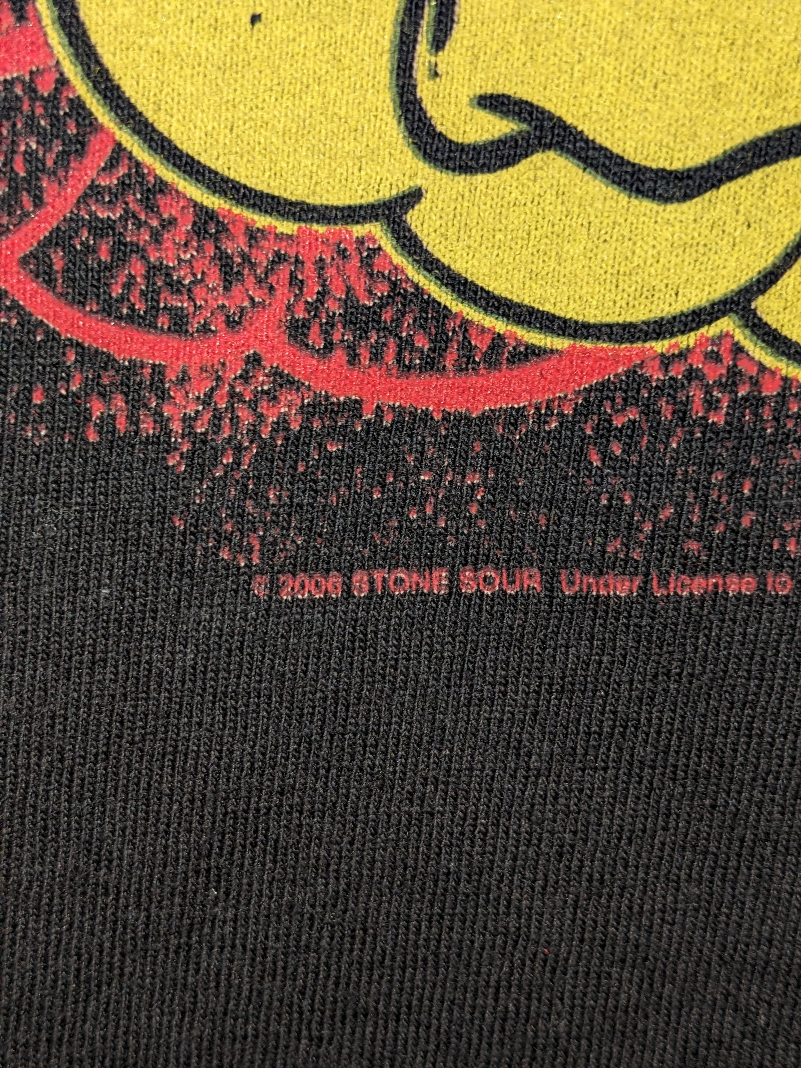 Band Tees × Vintage Vintage 2006 Stone Sour Band Cory Taylor Slipknot T-Shirt Size US L / EU 52-54 / 3 - 3 Thumbnail