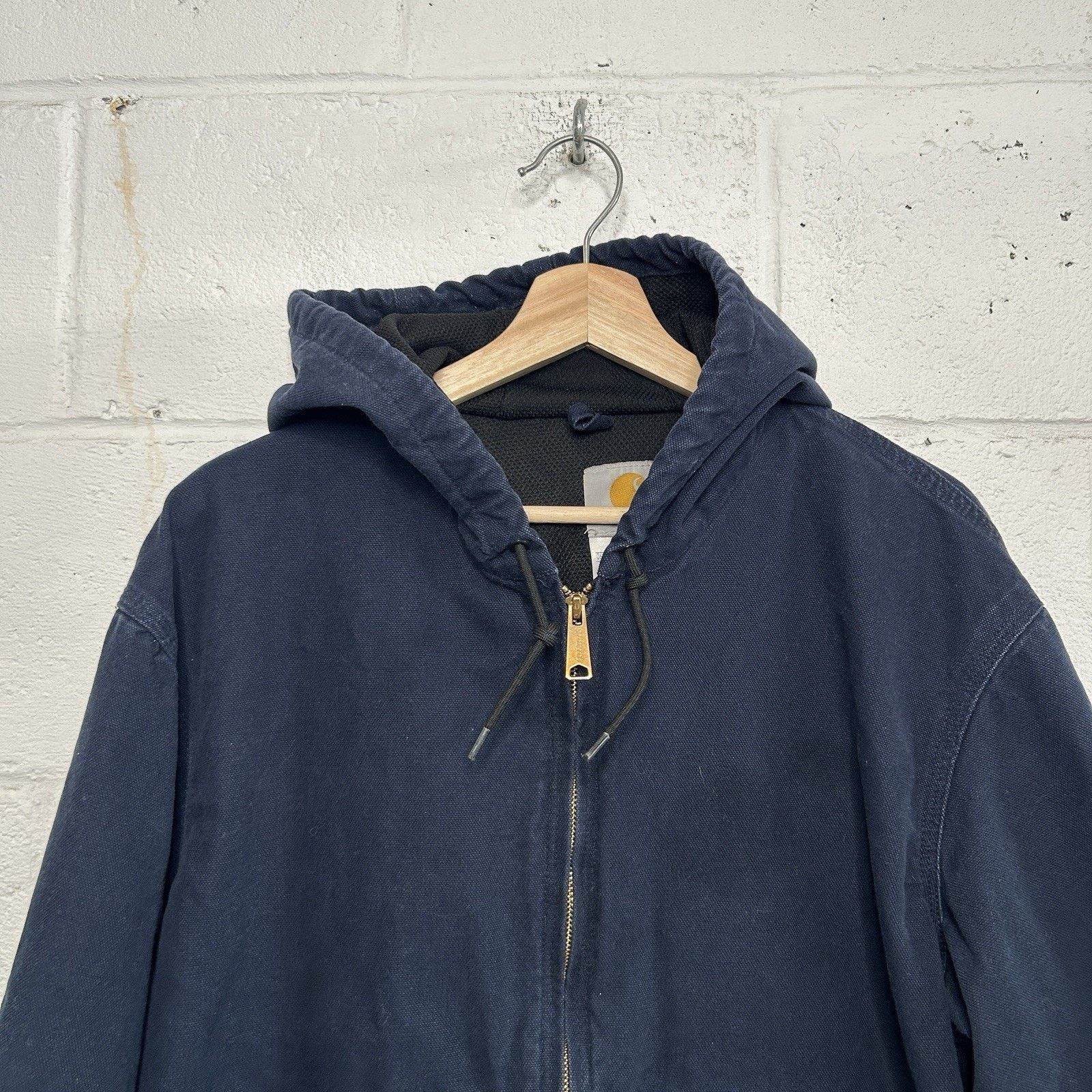 Carhartt Vintage Carhartt Thermal-Lined Active Jacket “Navy” J211 DNY Size US L / EU 52-54 / 3 - 3 Thumbnail