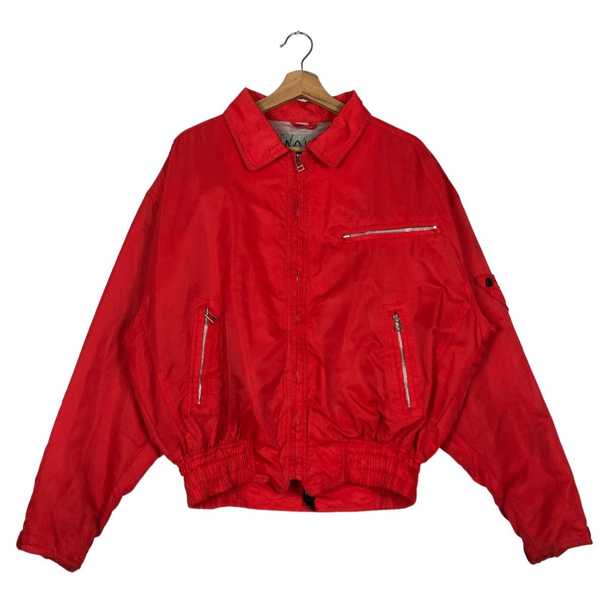 Japanese Brand 🔥BONDAGE PARACHUTE BIKER BOMBER JACKET ROUE ISSEY MIYAKE Size US L / EU 52-54 / 3 - 1 Thumbnail