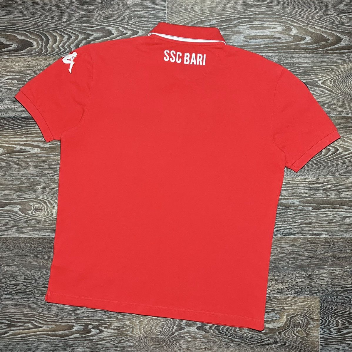 Kappa Rare Serie B SSC BARI Kappa Eroi Cotton Red Polo Shirt Size US XL / EU 56 / 4 - 7 Thumbnail