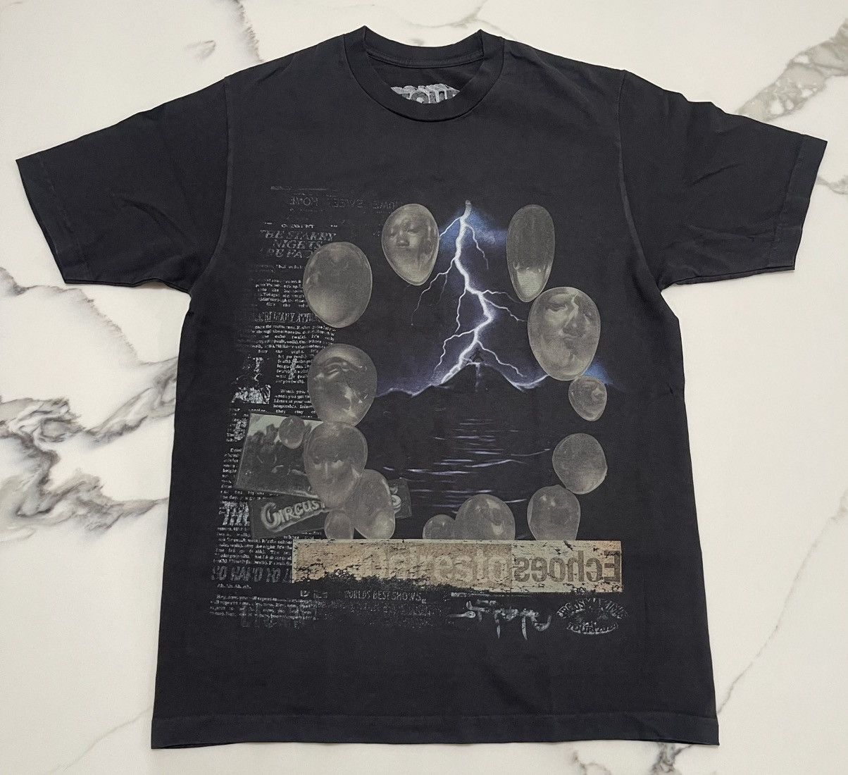 Travis Scott Travis Scott Utopia Circus Maximus Tour Black Shirt Sz M NEW Size US M / EU 48-50 / 2 - 1 Thumbnail