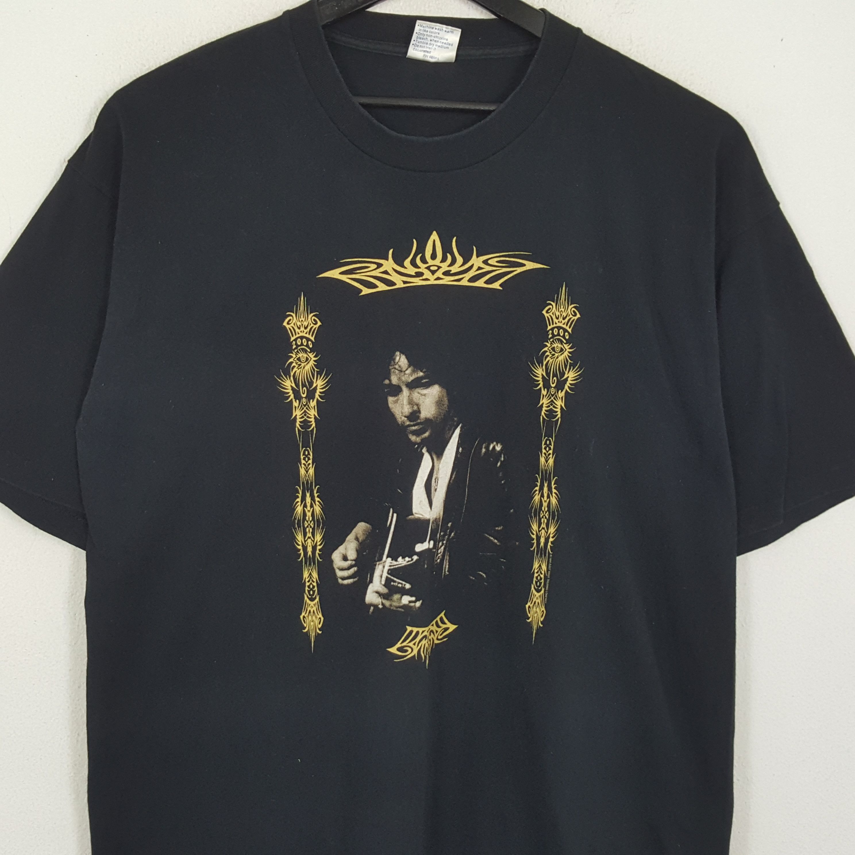 Band Tees × Vintage BOB DYLAN Singer Music Vintage Tshirt Size US XL / EU 56 / 4 - 2 Thumbnail