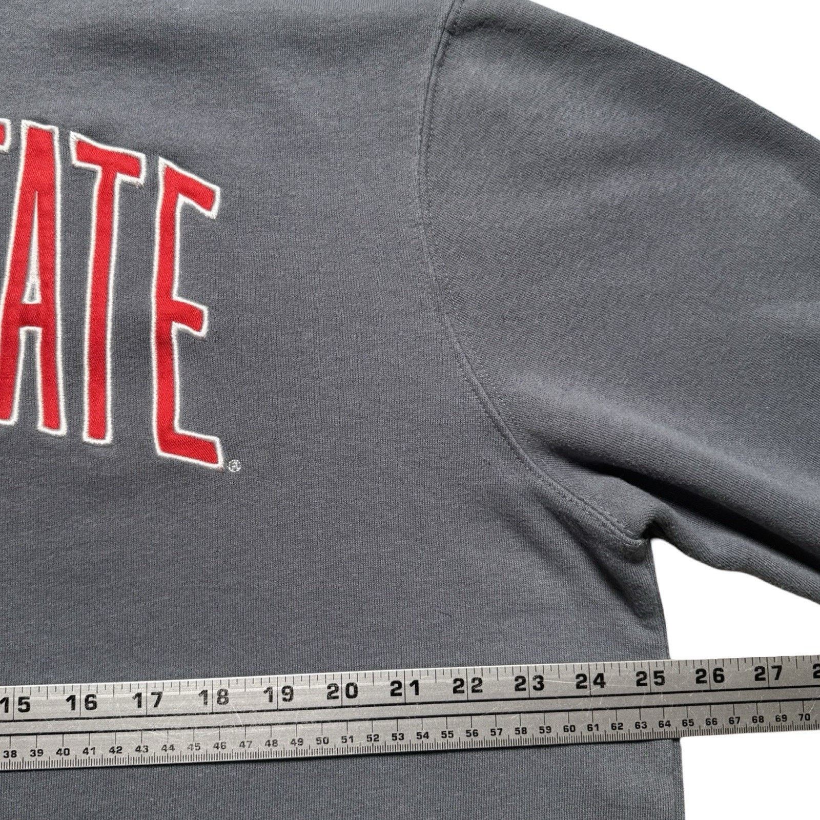 Vintage Vintage Y2K Ohio State Pullover Hoodie Mens XL Grey Size US XL / EU 56 / 4 - 4 Thumbnail