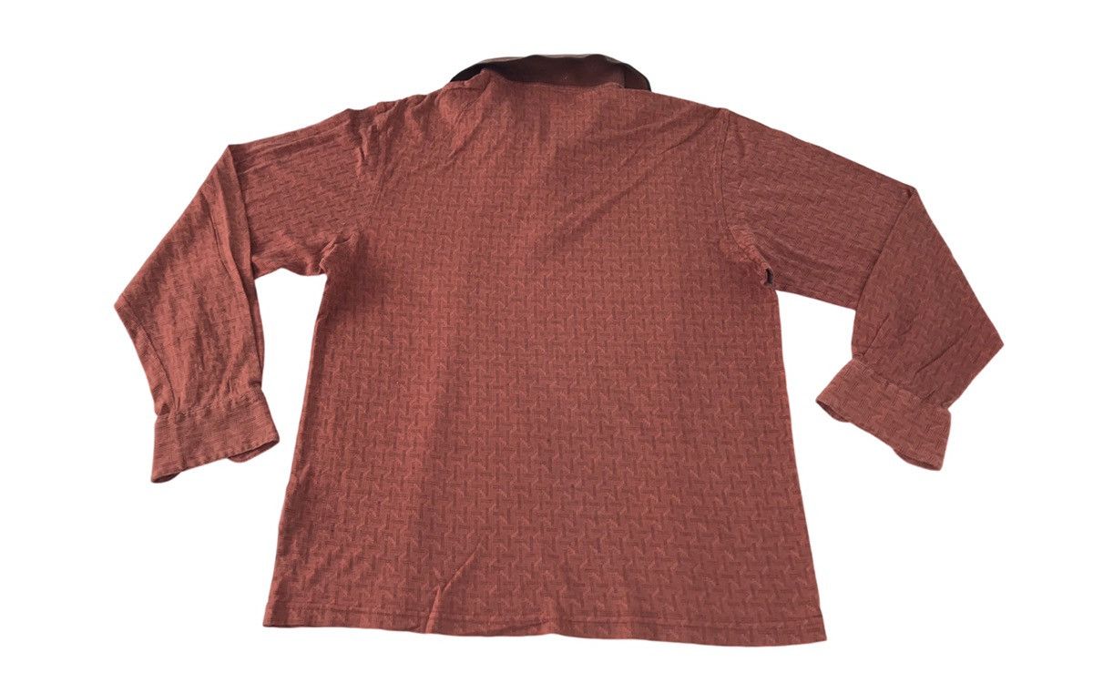 Designer Valentino Studio Single Pocket Longsleeve Polo Printed Size US M / EU 48-50 / 2 - 2 Thumbnail