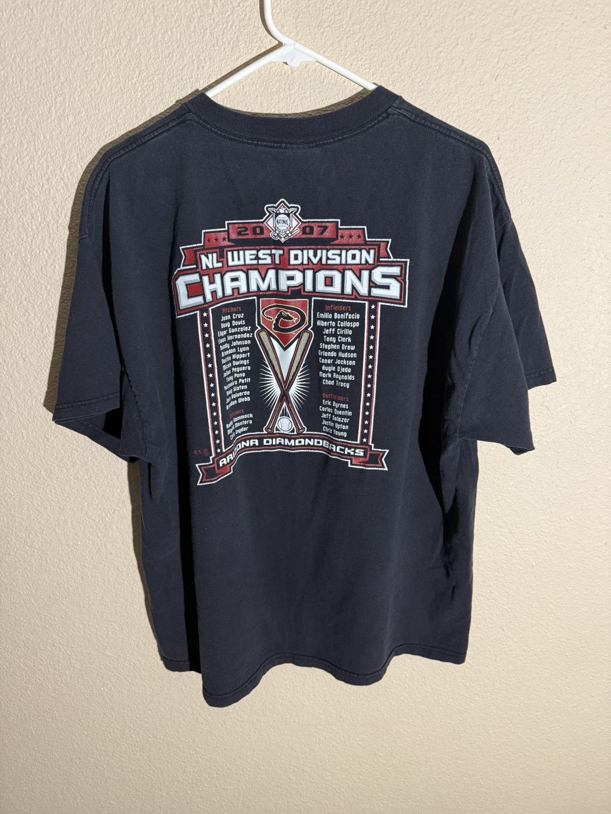 Delta × MLB × Vintage Arizona Diamondbacks 2007 t shirt Size US XL / EU 56 / 4 - 2 Thumbnail