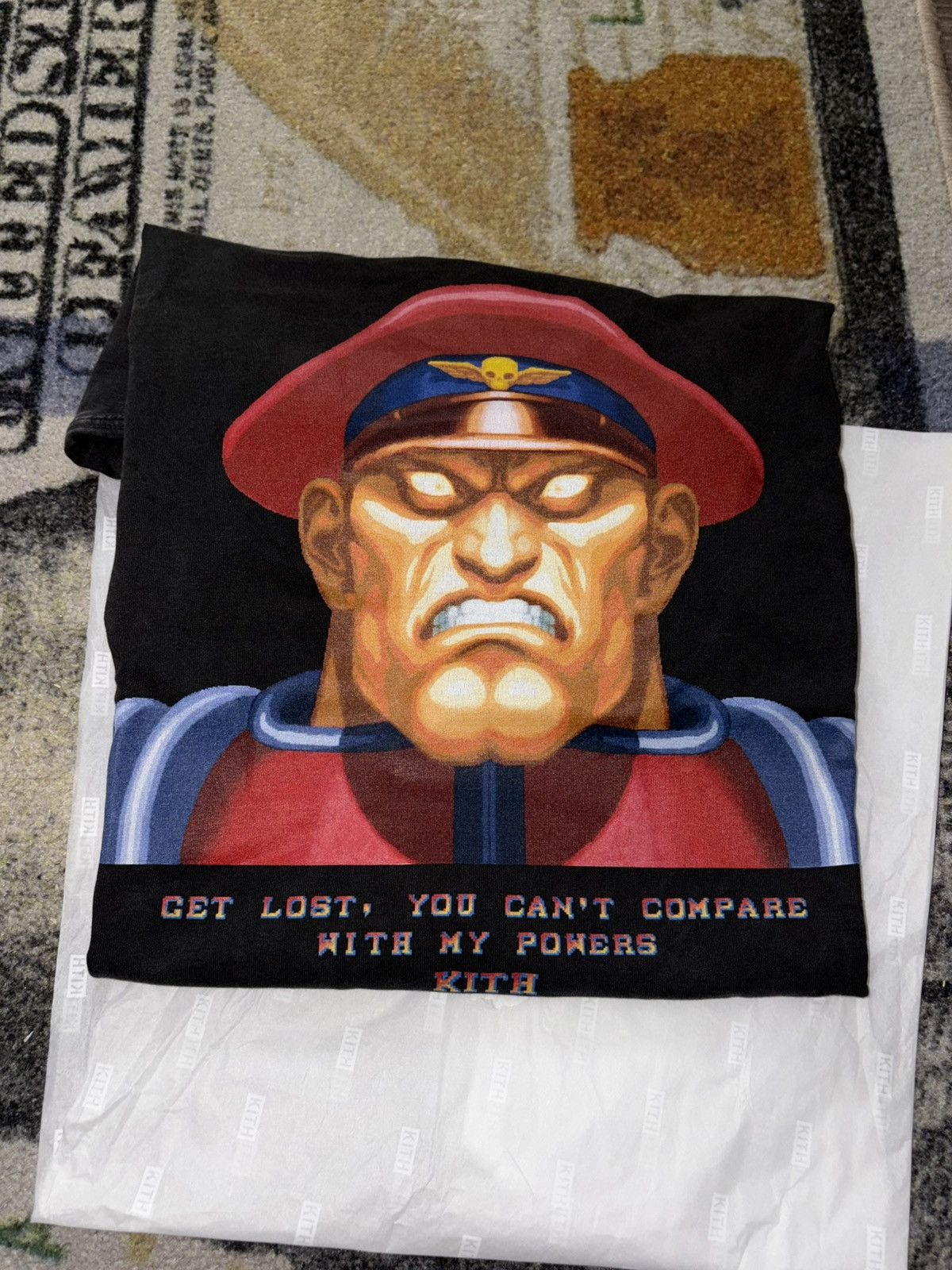 Kith × Marvel Comics KITH CAPCOM M BISON VINTAGE JONES TEE - BLACK Size US L / EU 52-54 / 3 - 1 Thumbnail