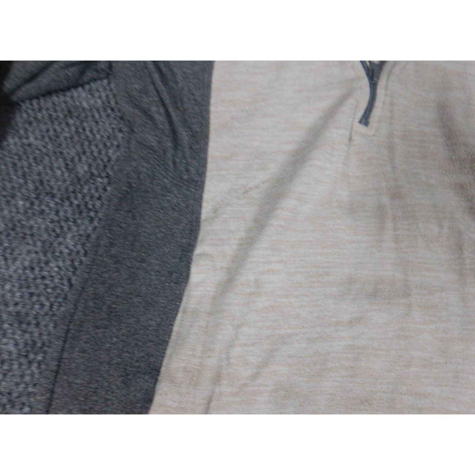 Vintage St.Johns Bay Womens Sweater PS Petites Gray Pullover Mock Neck Knit Cotton Tight-Knit Long Sleeve Fully Breathable Stretch Size S / US 4 / IT 40 - 5 Thumbnail