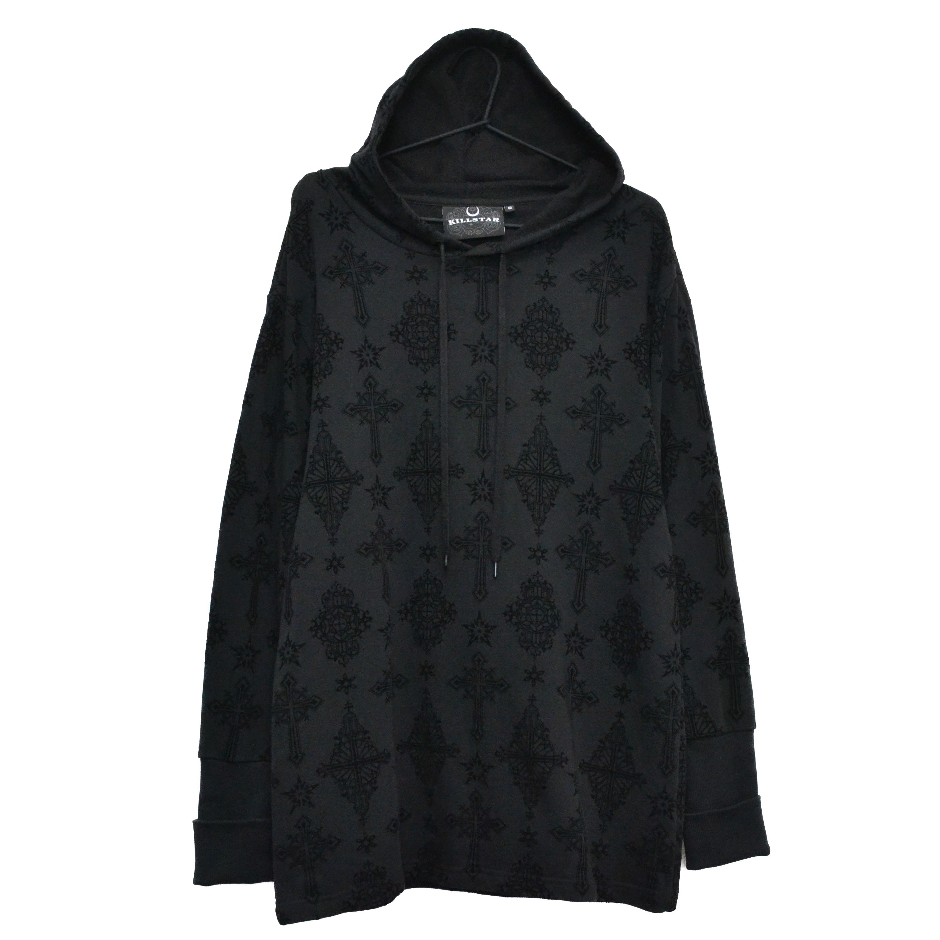 Killstar KillStar Men’s Black Gothic Punk Rock Hoodie Size S Size US S / EU 44-46 / 1 - 1 Thumbnail