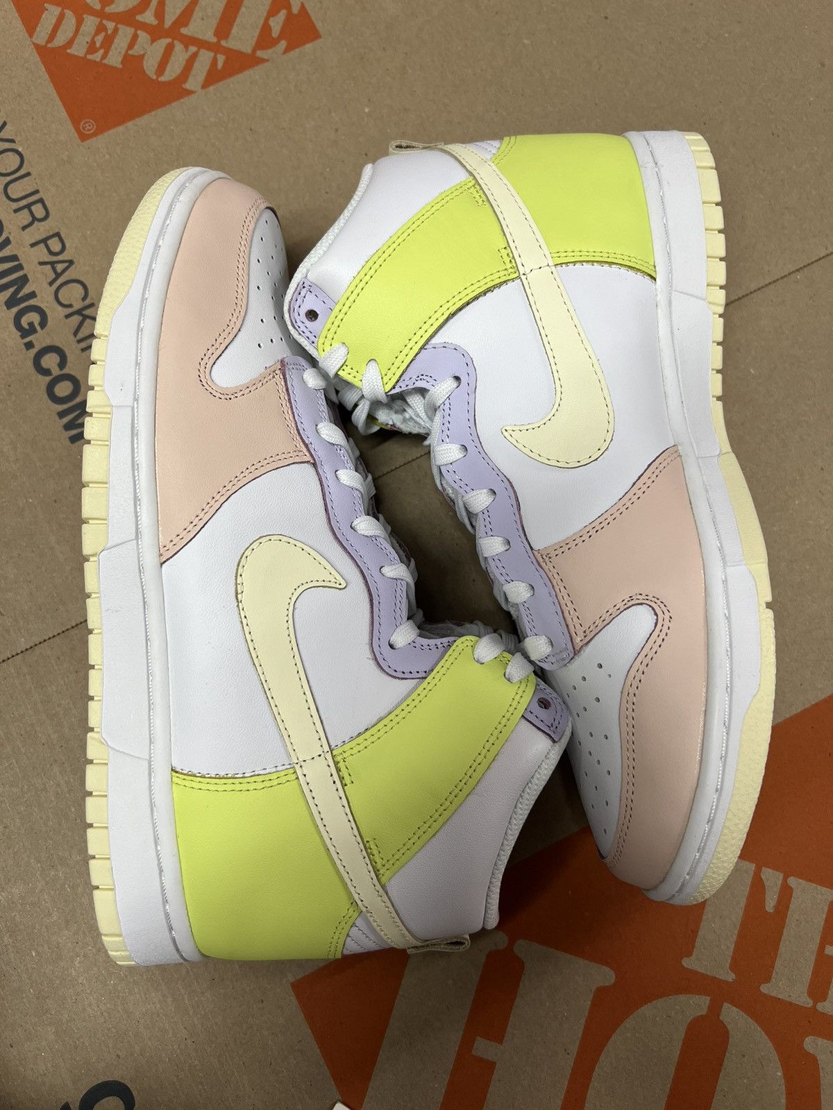 Nike Nike Dunk High Women’s - cashmere Size US 10 / IT 40 - 5 Thumbnail
