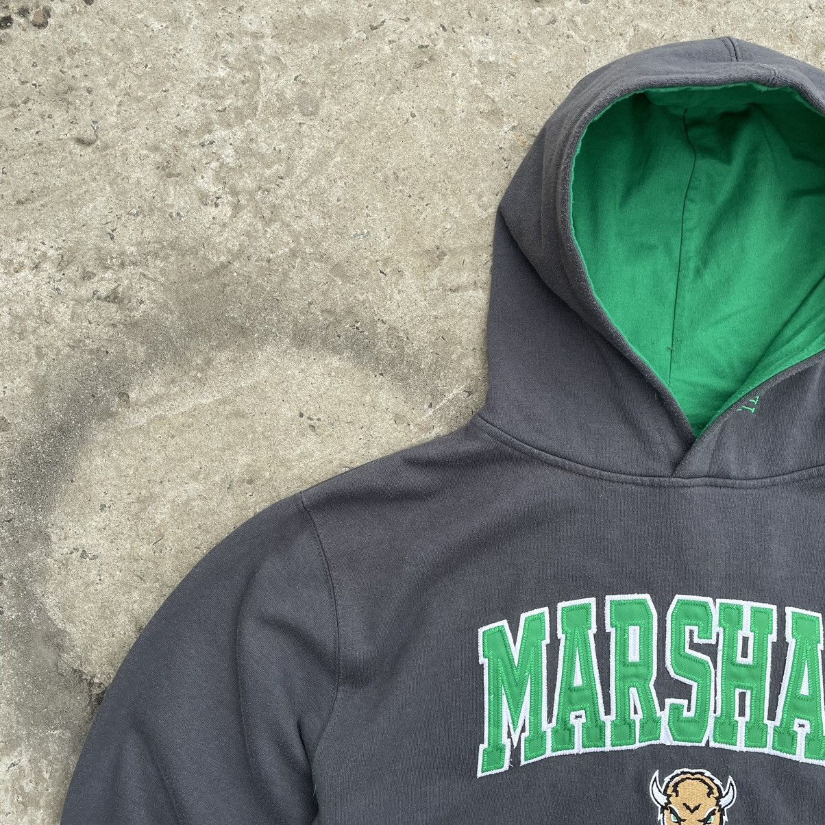 NFL × Vintage Vintage University Marshall Big Logo Fitted Y2K Rugby 00s Size US L / EU 52-54 / 3 - 5 Thumbnail