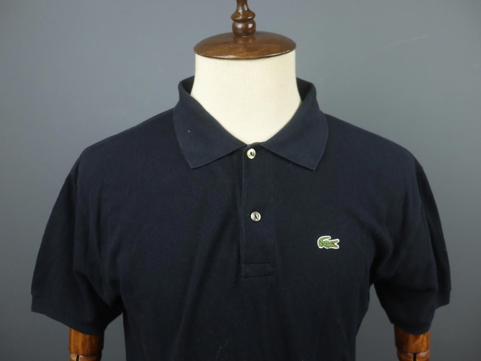 Lacoste Lacoste Black 100% Cotton Collared Casual Polo Shirt Size 5 Size US M / EU 48-50 / 2 - 2 Thumbnail