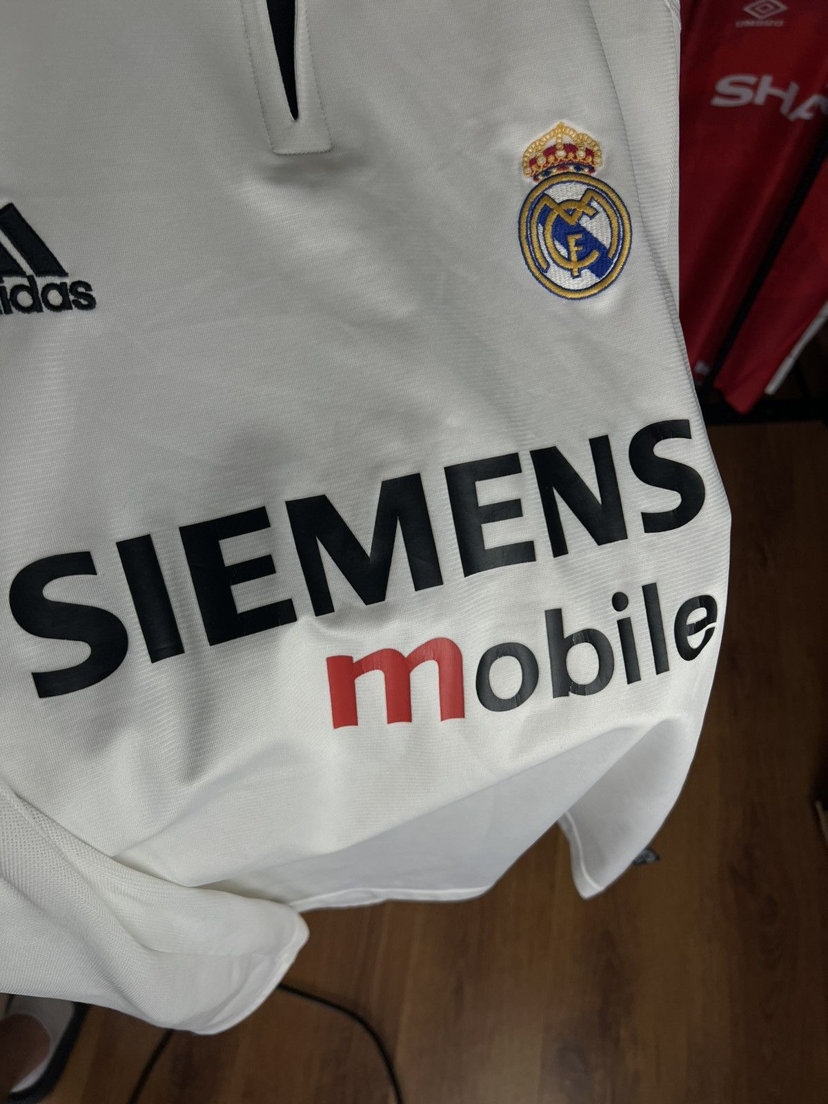 Adidas Soccer Jersey Adidas Real Madrid 2003/04 White Retro Shirt Size US XL / EU 56 / 4 - 9 Thumbnail