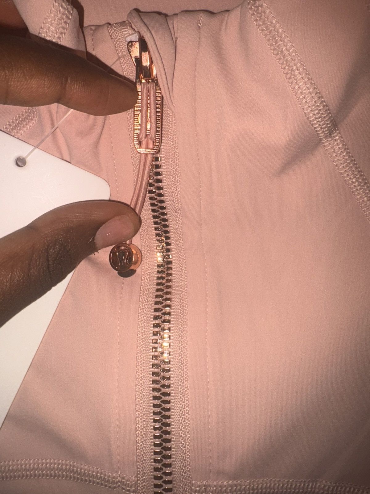 Lululemon Lulu define jacket pink with gold zip Size S / US 4 / IT 40 - 2 Thumbnail