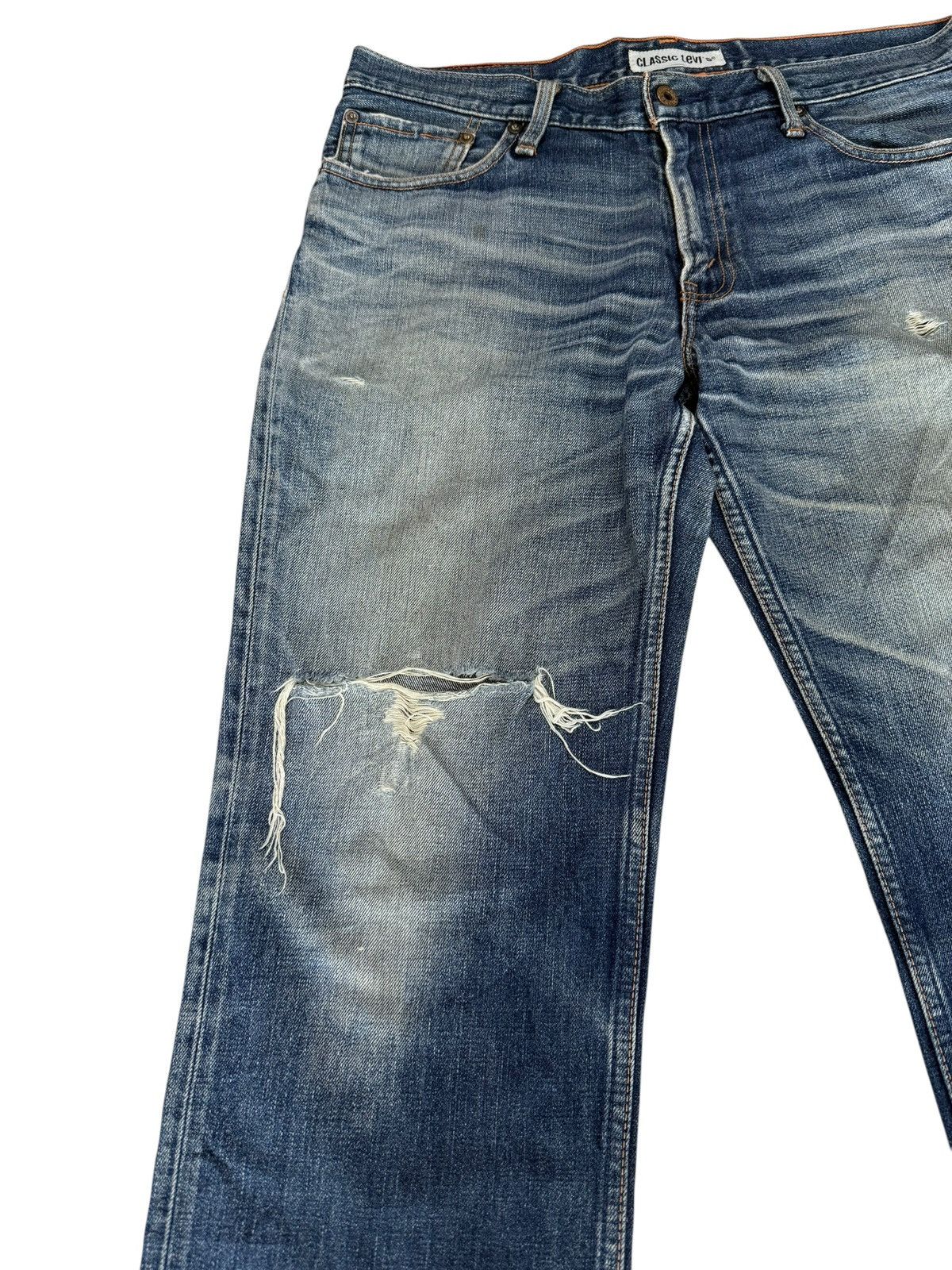 Levi's Vintage Clothing Vintage Levi’s Lot 502 Distressed Nice Design Denim Jeans Size US 32 / EU 48 - 4 Thumbnail