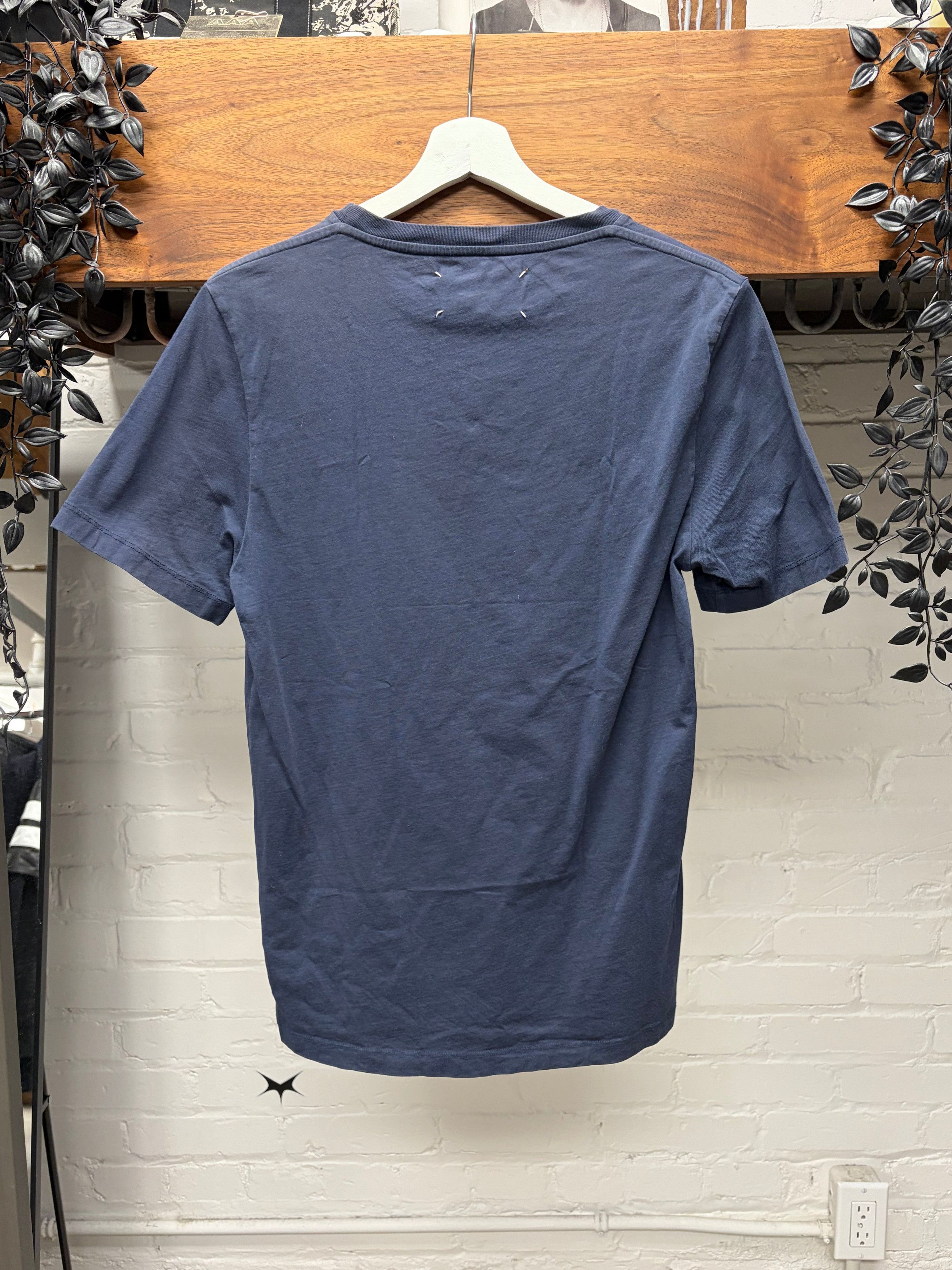 Maison Margiela SS2017 Maison Margiela ‘Varsity Logo’ Navy Blue T-Shirt Size US S / EU 44-46 / 1 - 3 Thumbnail