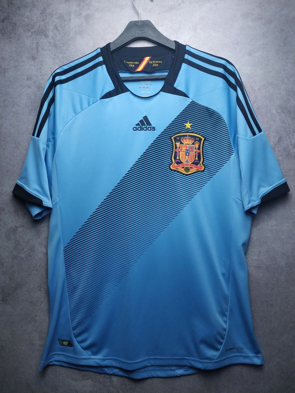 Adidas Vintage Adidas Spain Away 2012-13 Soccer Football Jersey Size US L / EU 52-54 / 3 - 1 Thumbnail