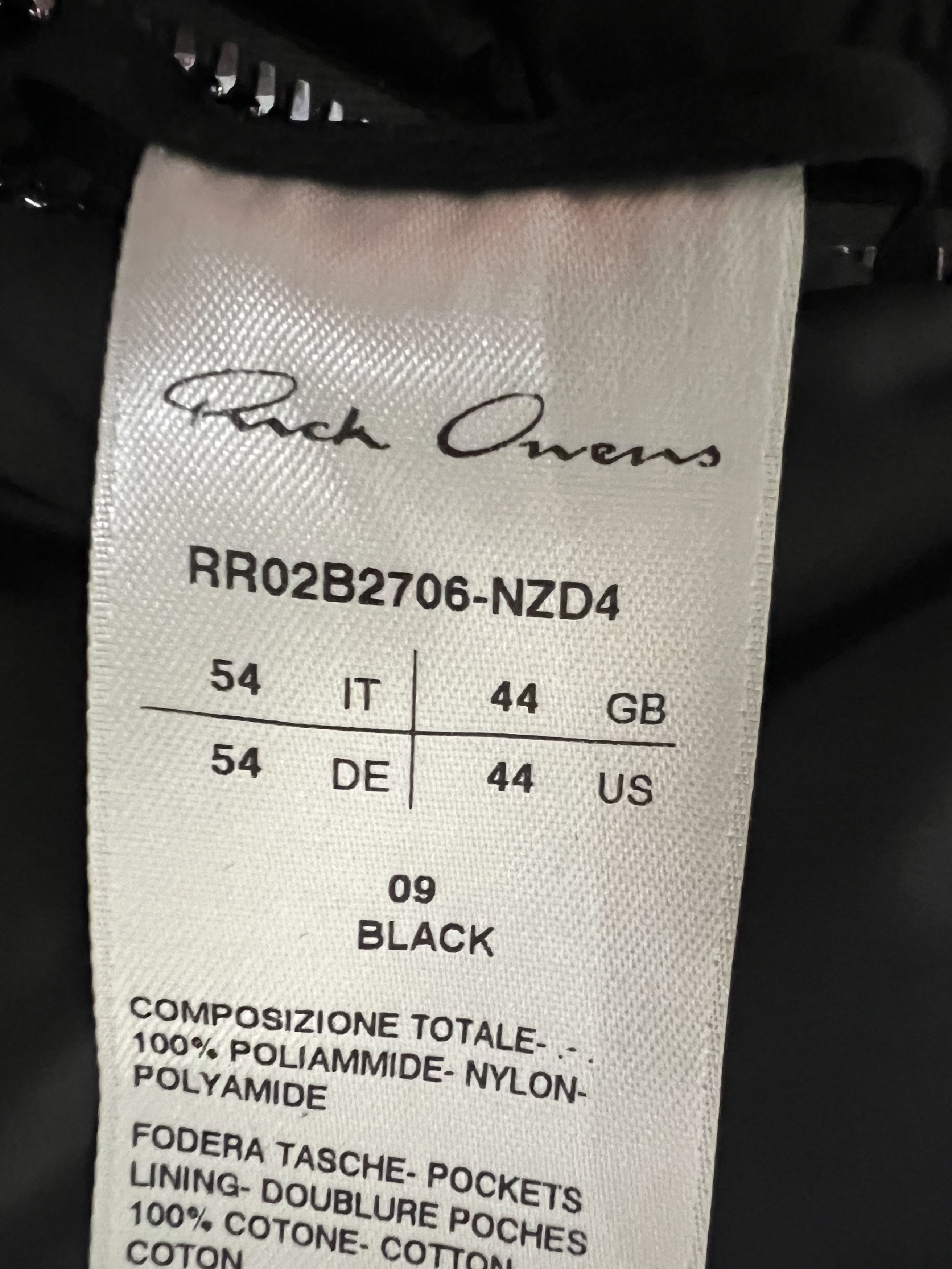 Rick Owens Runway FW22 Jumbo Gimp Down Jacket Black Sleeveless Size US L / EU 52-54 / 3 - 16 Thumbnail