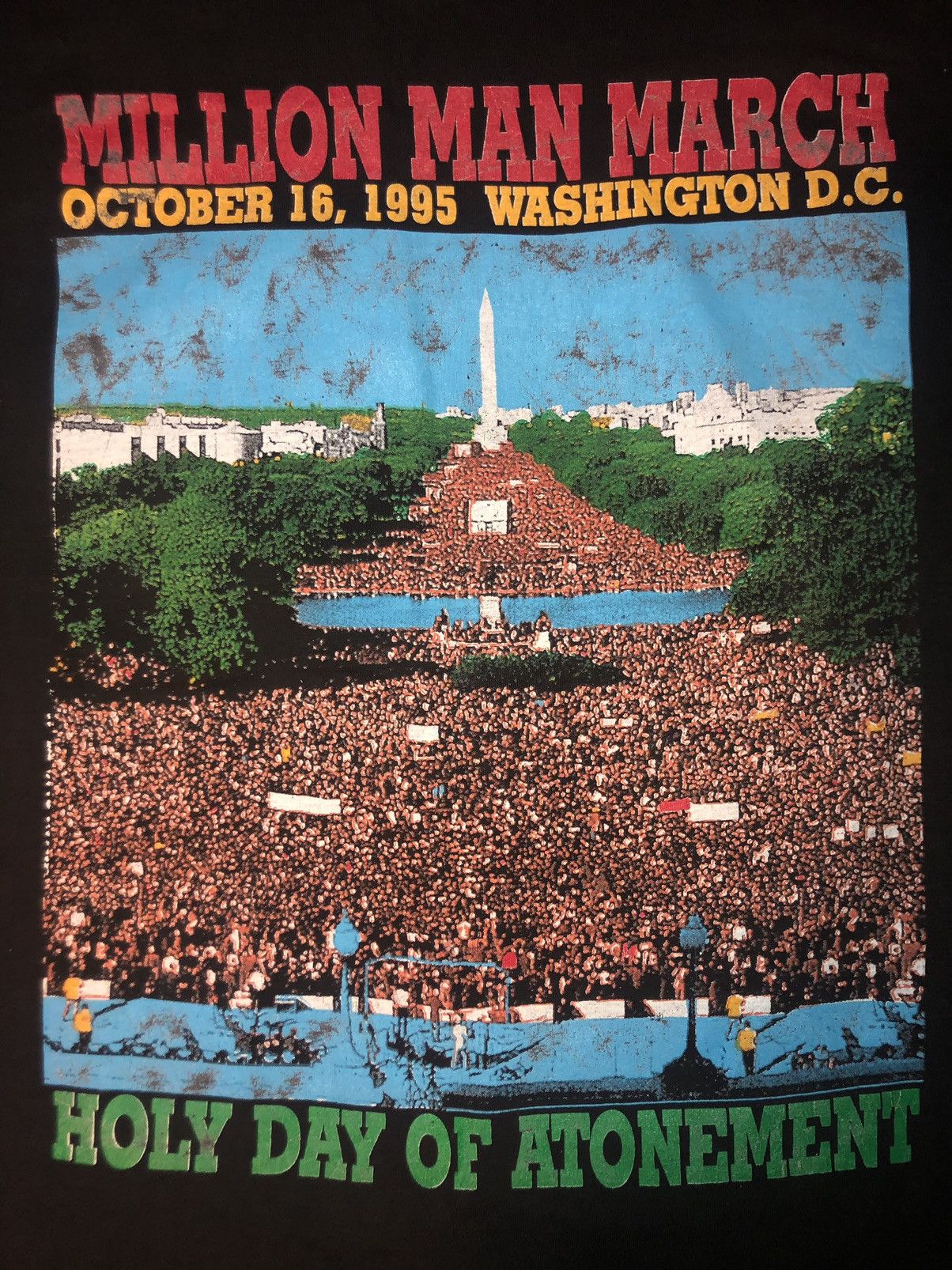 Rap Tees × Vintage Million Man March Size US M / EU 48-50 / 2 - 5 Thumbnail