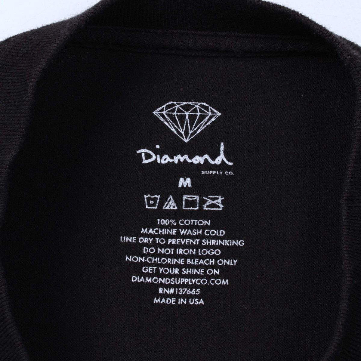 Diamond Supply Co. DIAMOND Supply Company Printed Black Long Sleeve T-Shirt Size US M / EU 48-50 / 2 - 11 Thumbnail
