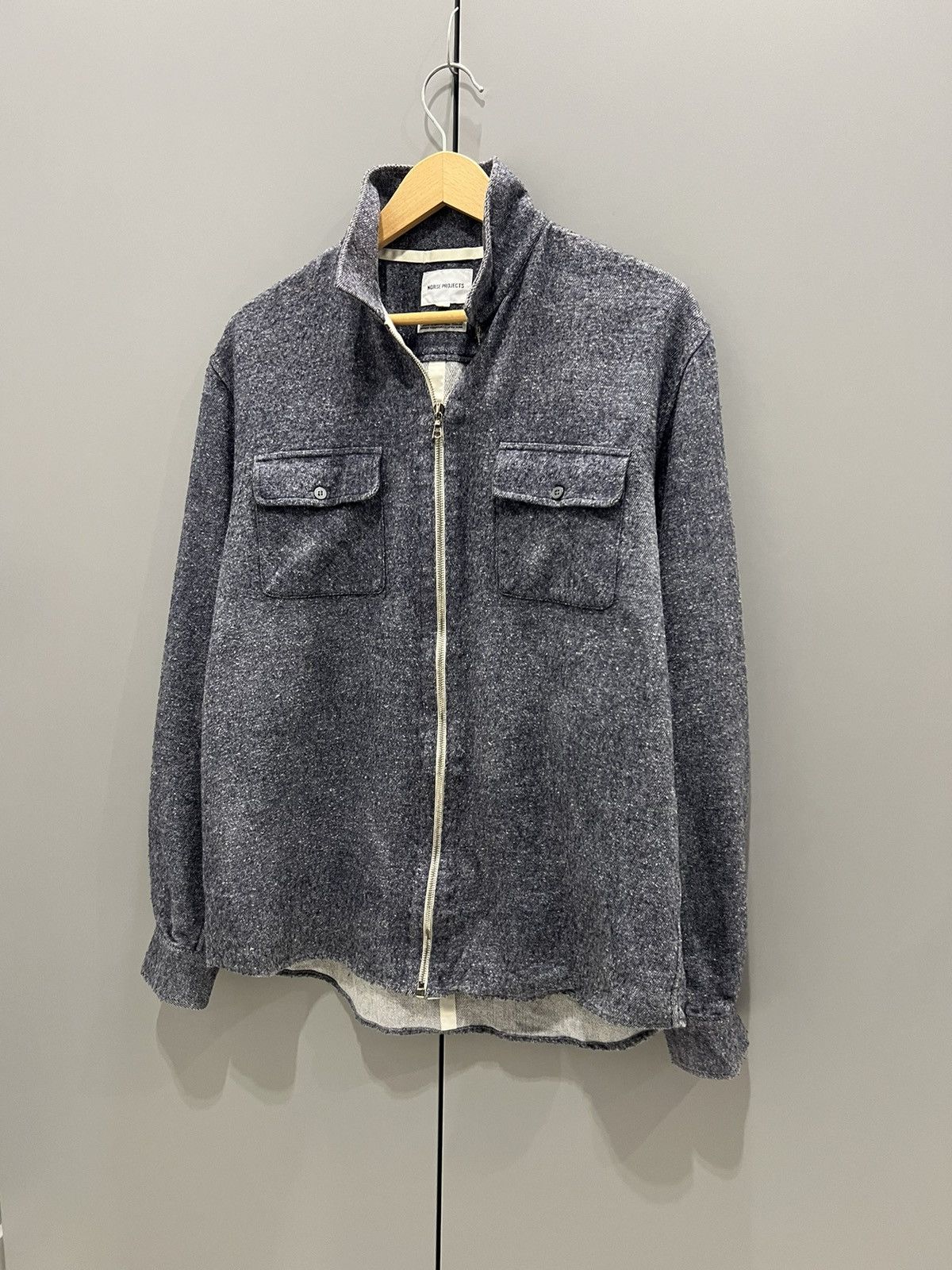 Norse Projects Vintage Overshirt NORSE PROJECTS Kyle Wool Pocket Jacket Size US L / EU 52-54 / 3 - 4 Thumbnail