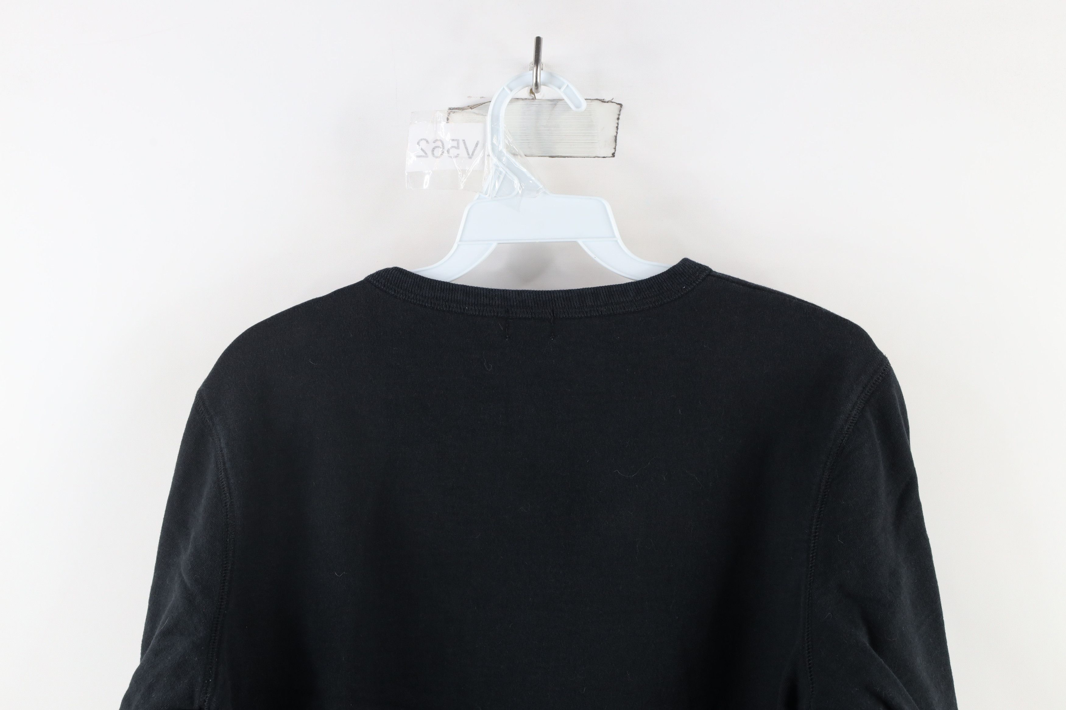 Calvin Klein × Vintage Vintage 90s Calvin Klein Spell Out Crewneck Sweatshirt Black Size M / US 6-8 / IT 42-44 - 13 Thumbnail