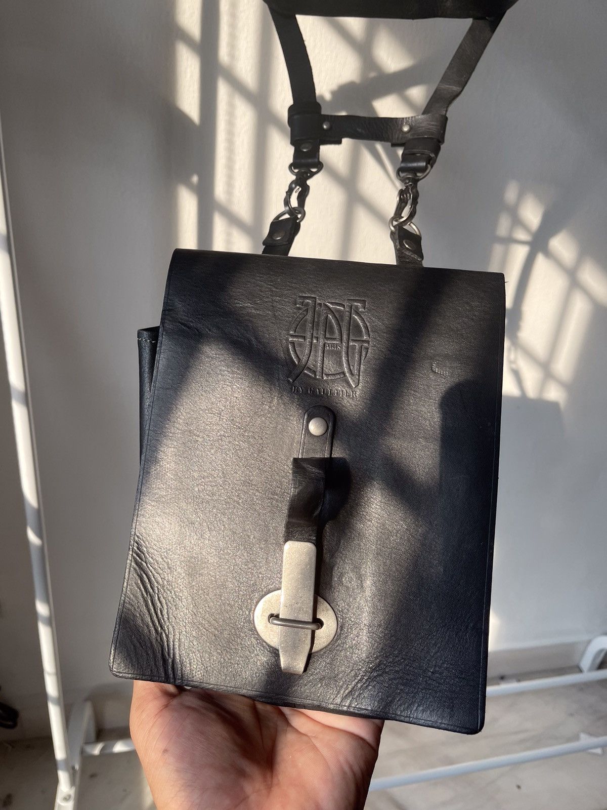 Jean Paul Gaultier 2000s Jean Paul Gaultier Bondage Sling Bag Size ONE SIZE - 5 Thumbnail