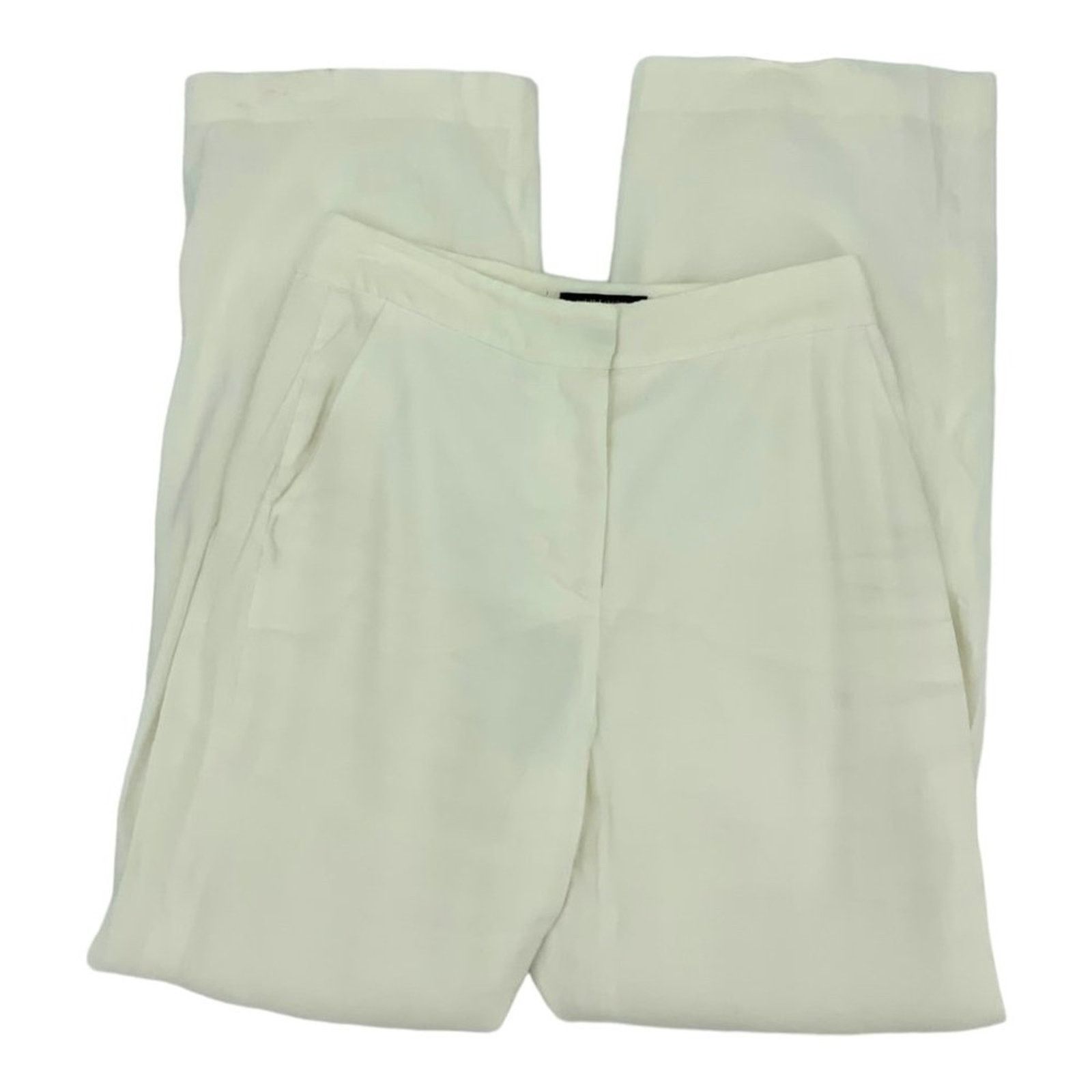 Other Judith & Charles White Quinn Linen Blend Pant 4 NWOT $450 Size 27" / US 4 / IT 40 - 2 Thumbnail